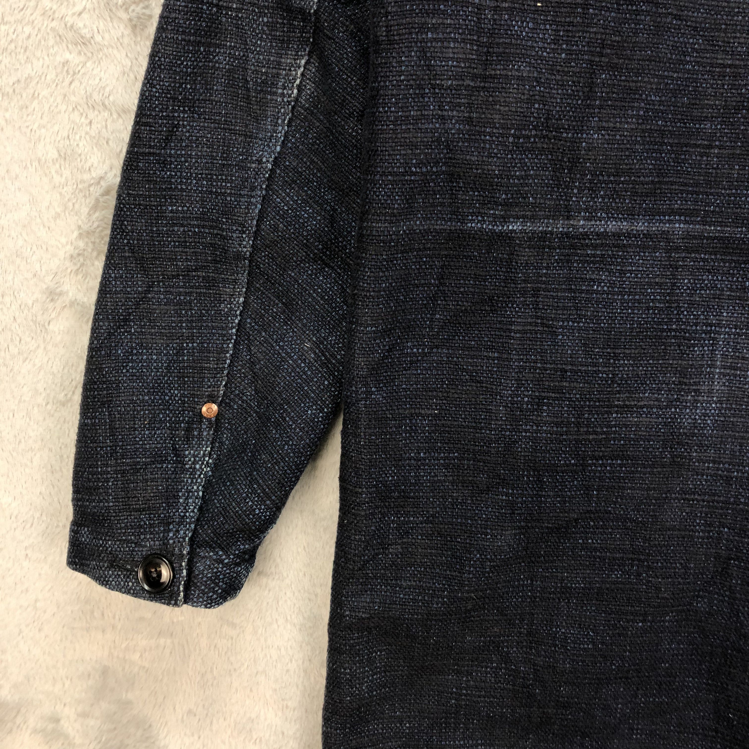 Japanese Brand RED EAR BY PAUL SMITH DENIM OVERCOAT #6460-68 Size US M / EU 48-50 / 2 - 10 Thumbnail