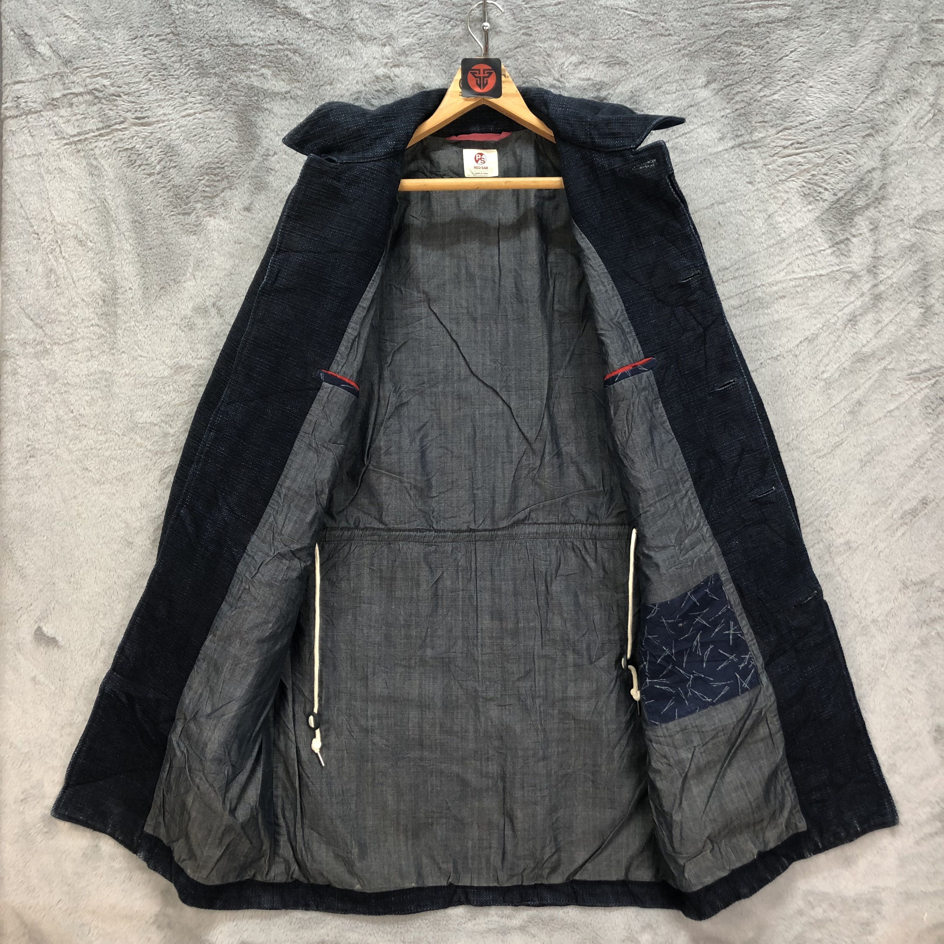 Japanese Brand RED EAR BY PAUL SMITH DENIM OVERCOAT #6460-68 Size US M / EU 48-50 / 2 - 6 Thumbnail
