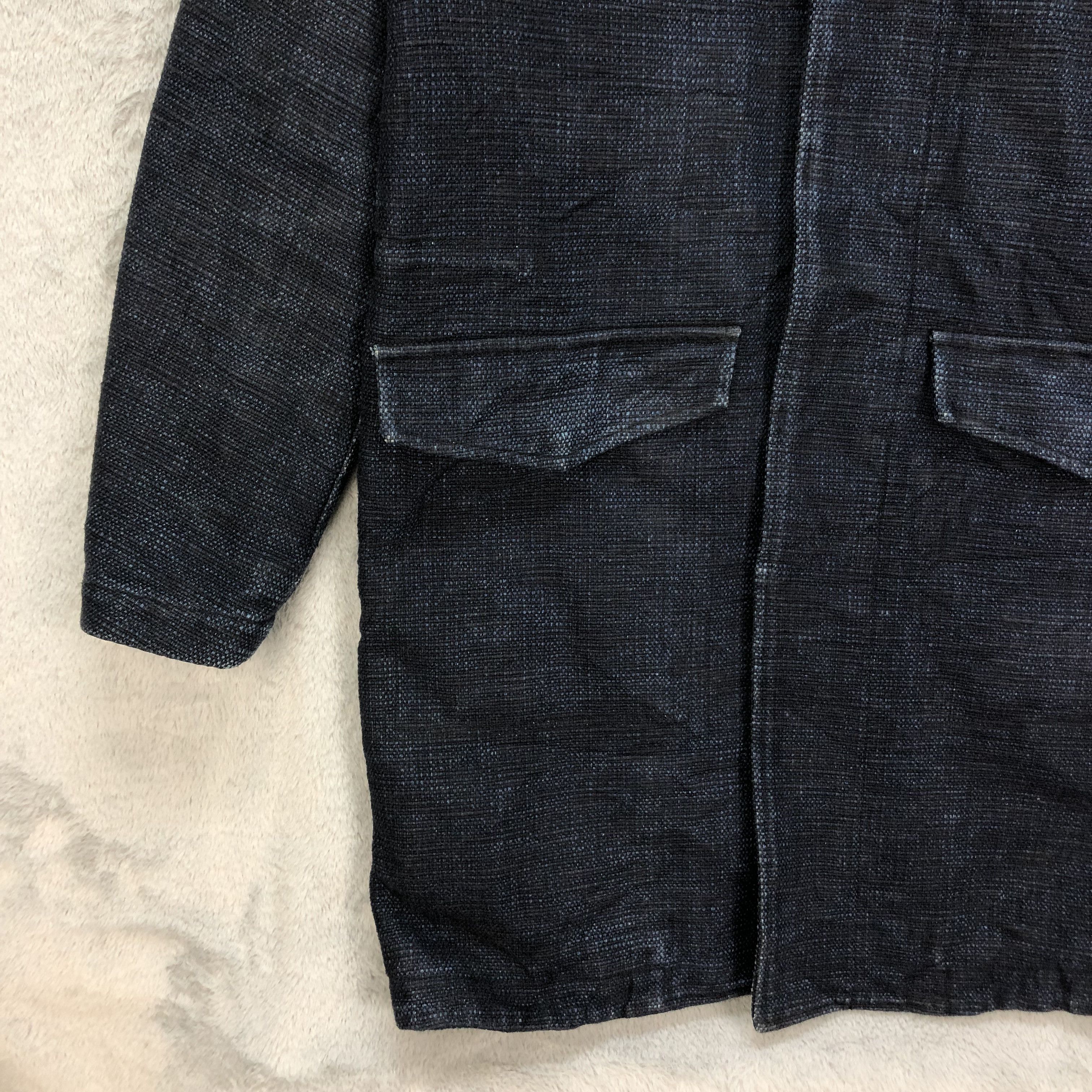 Japanese Brand RED EAR BY PAUL SMITH DENIM OVERCOAT #6460-68 Size US M / EU 48-50 / 2 - 4 Thumbnail