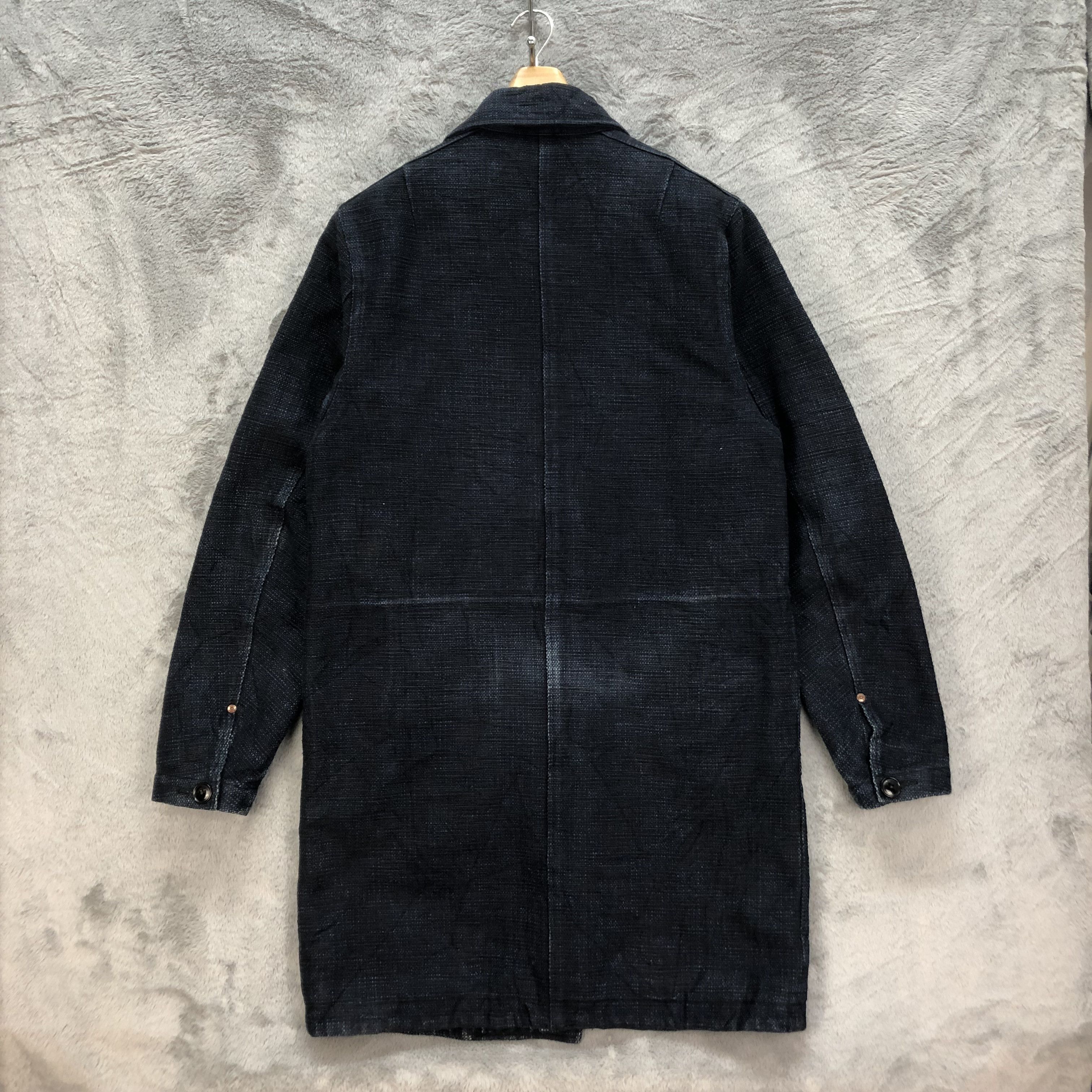Japanese Brand RED EAR BY PAUL SMITH DENIM OVERCOAT #6460-68 Size US M / EU 48-50 / 2 - 9 Thumbnail