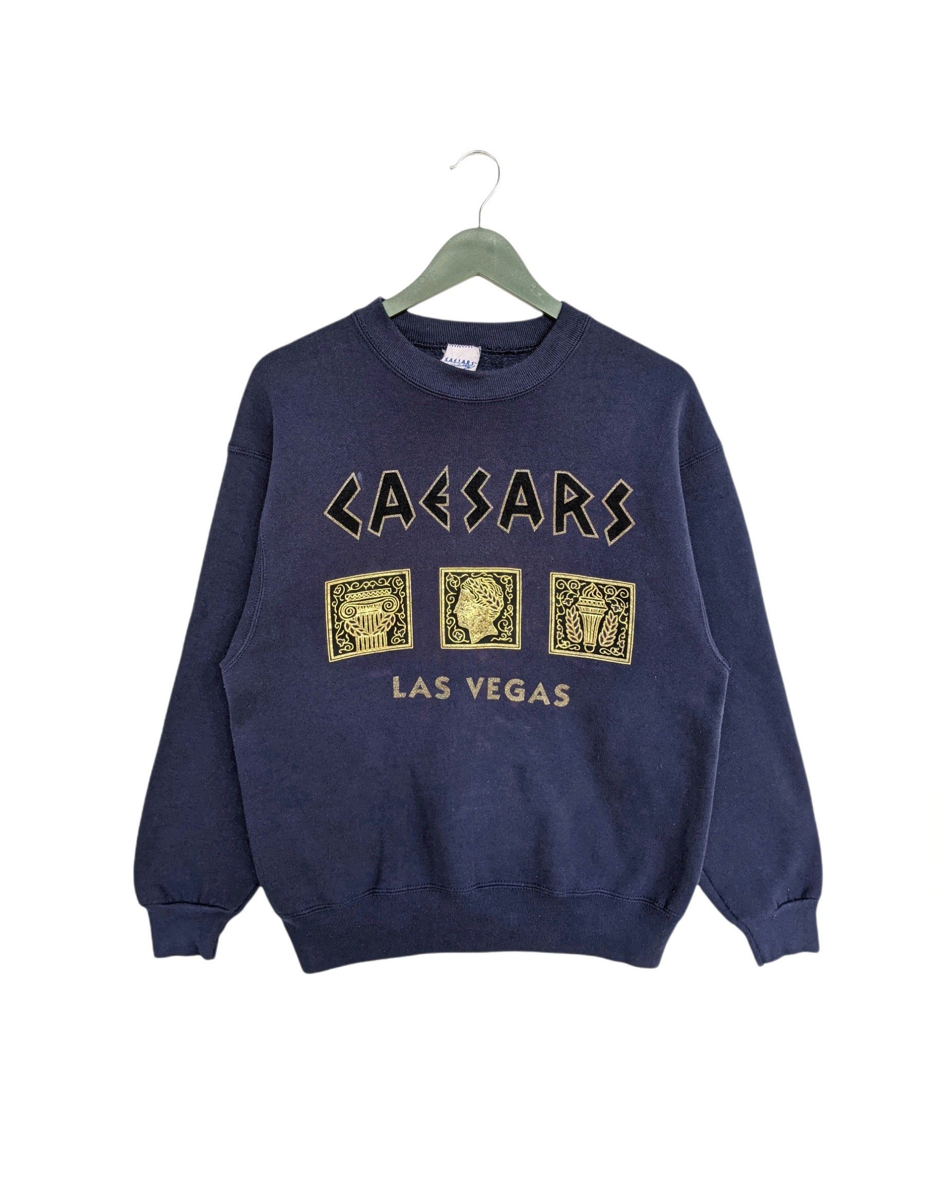 Vintage Vintage 90s Caesars Las Vegas Hotel Sweatshirt Size US M / EU 48-50 / 2 - 1 Thumbnail