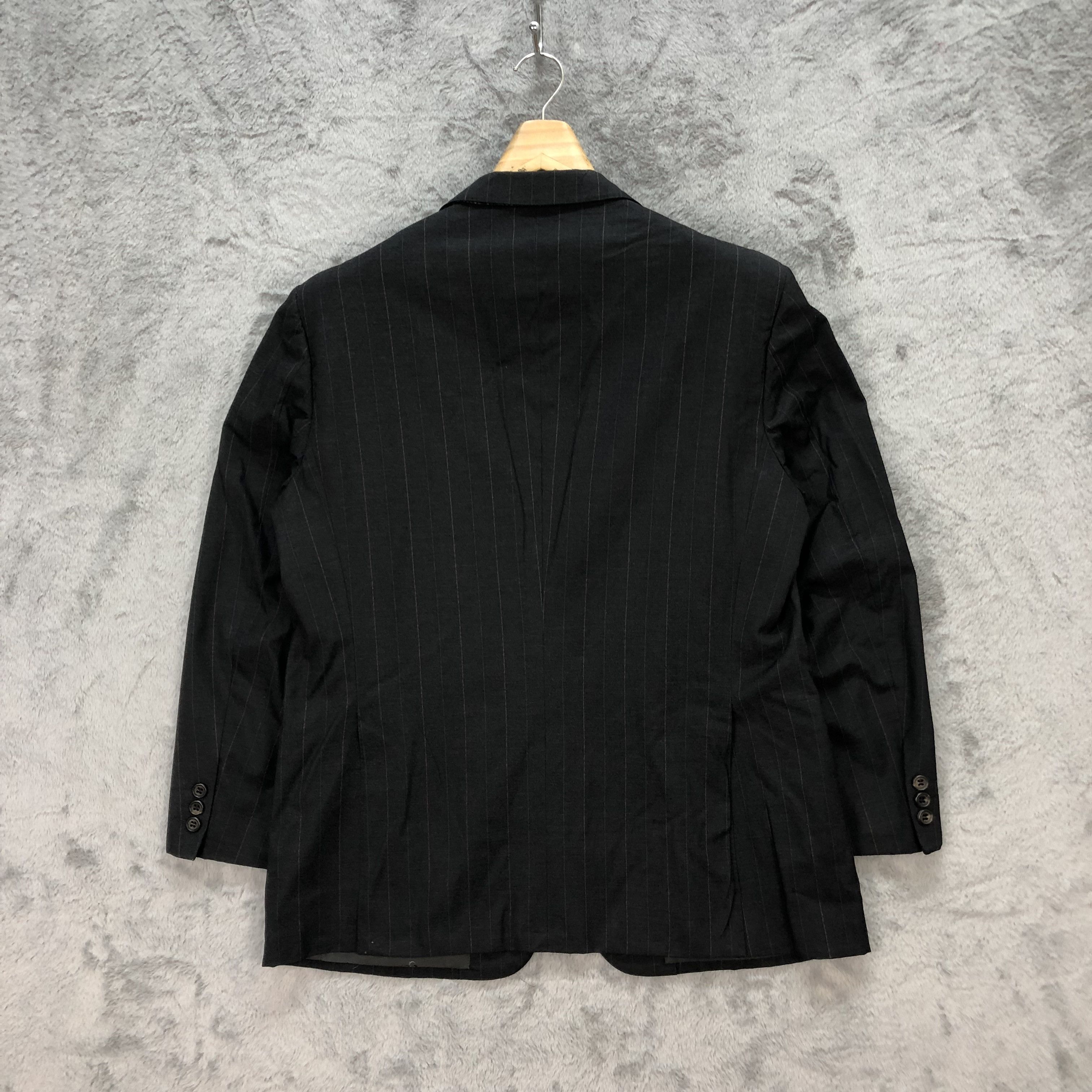 Balenciaga BALENCIAGA PARIS STRIPE WOOL SUIT JACKET #5894-42 Size 42R - 16 Thumbnail