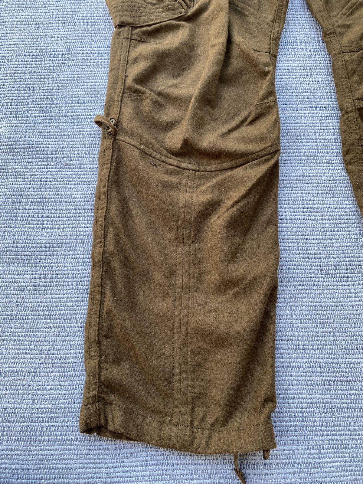Japanese Brand military wool cargo pants by goa equipment Size US 30 / EU 46 - 4 Thumbnail