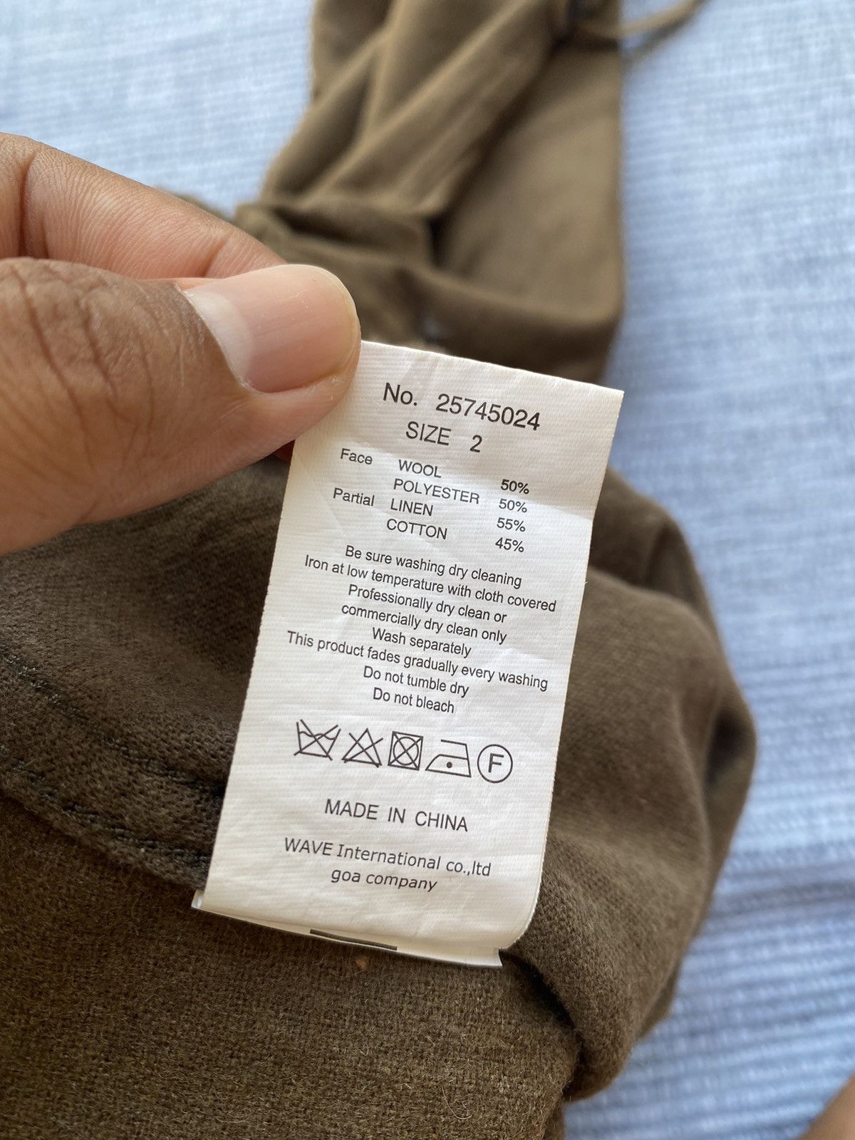 Japanese Brand military wool cargo pants by goa equipment Size US 30 / EU 46 - 11 Thumbnail