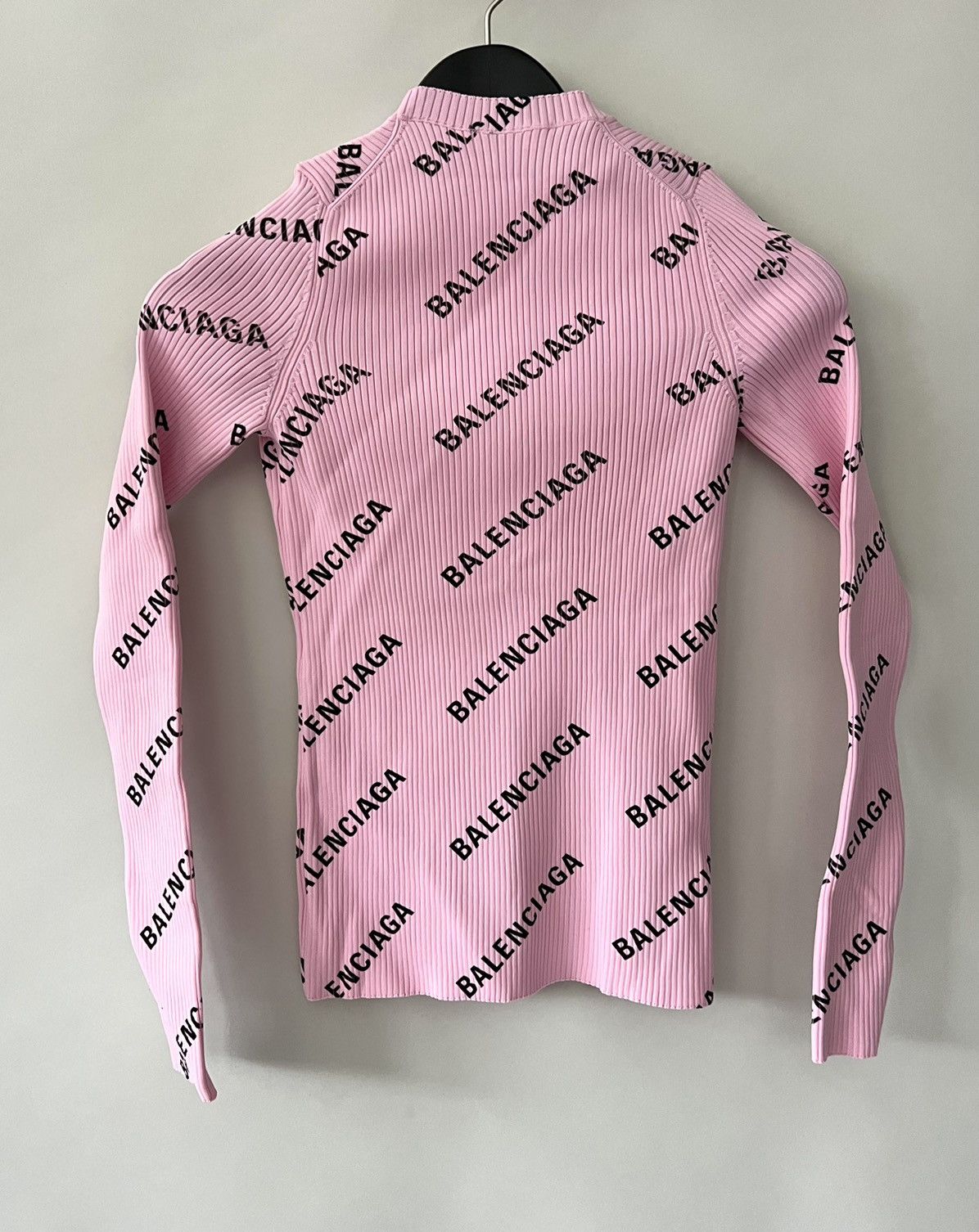 Balenciaga Balenciaga Printed Ribbed Knit Sweater Size S / US 4 / IT 40 - 5 Thumbnail