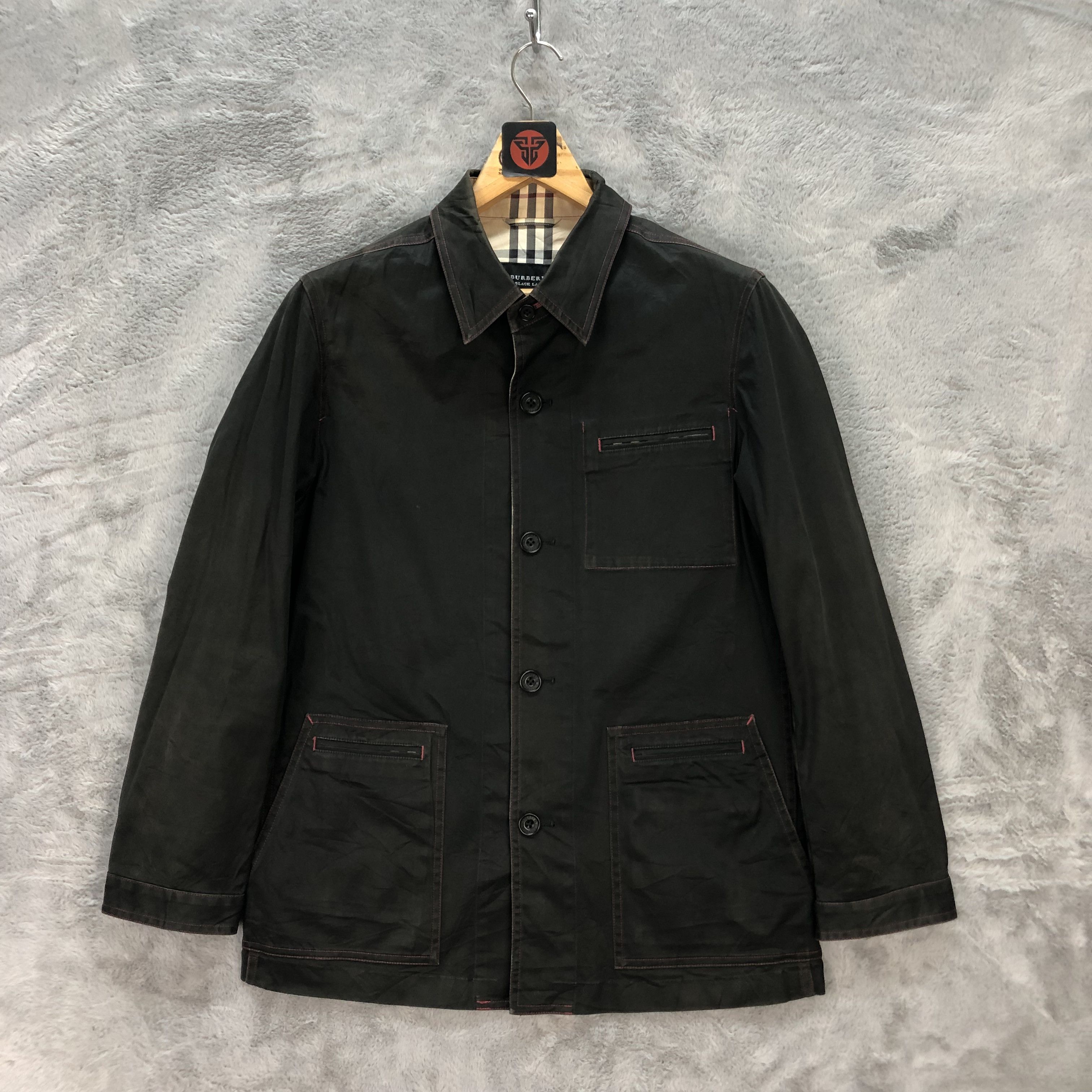 Burberry BURBERRY BLACK LABEL NOVA CHECK CHORE JACKET #6295-58 Size US M / EU 48-50 / 2 - 1 Thumbnail