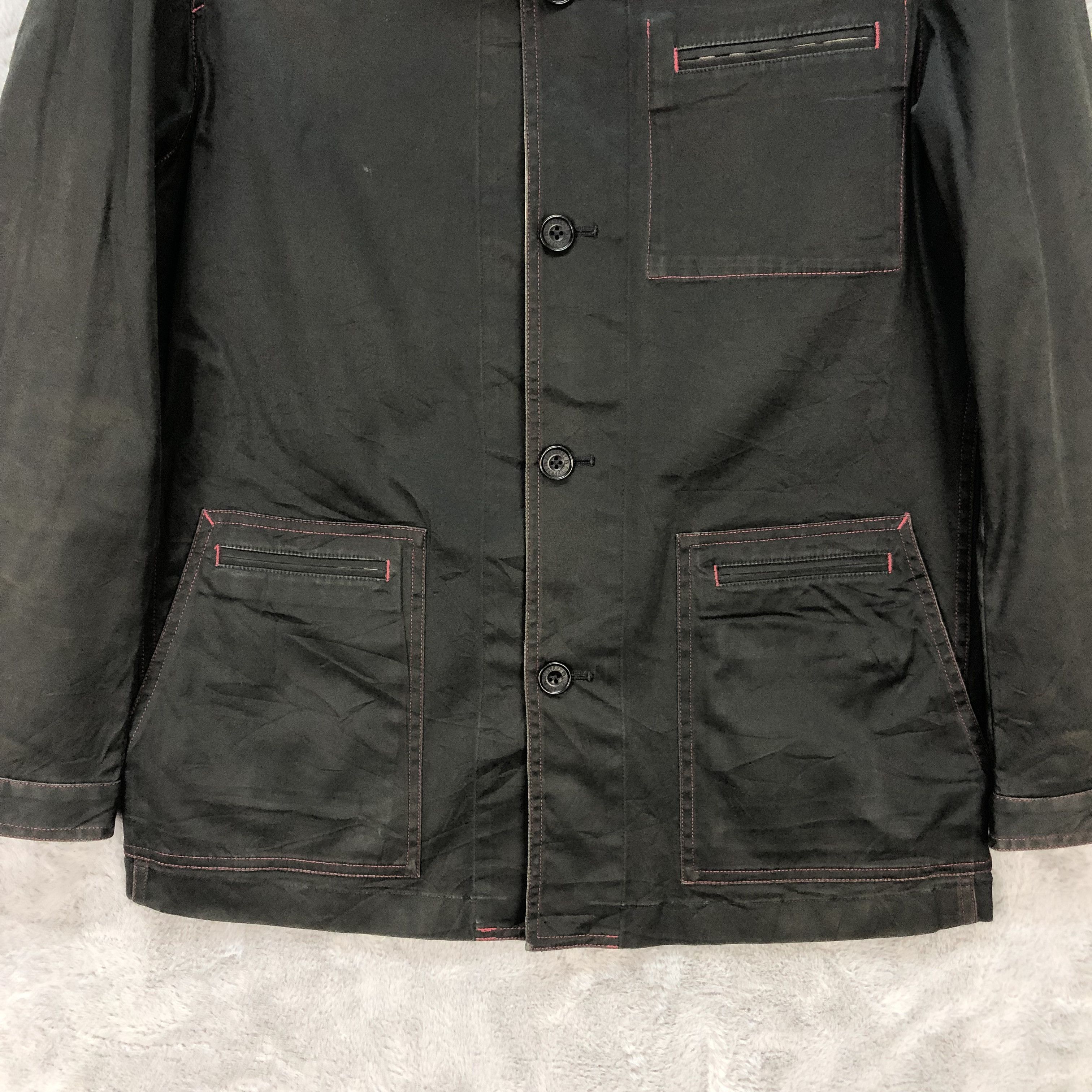 Burberry BURBERRY BLACK LABEL NOVA CHECK CHORE JACKET #6295-58 Size US M / EU 48-50 / 2 - 3 Thumbnail