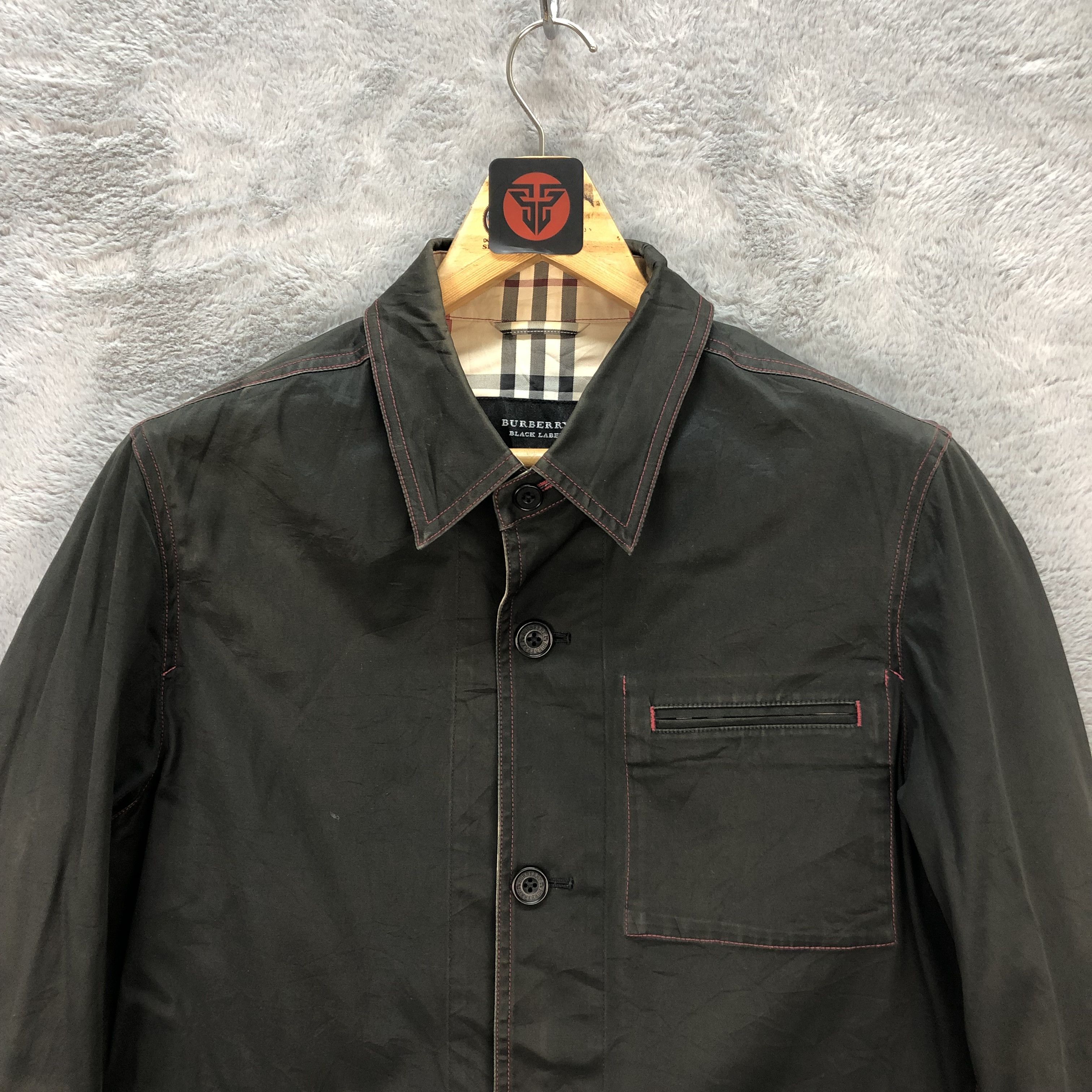 Burberry BURBERRY BLACK LABEL NOVA CHECK CHORE JACKET #6295-58 Size US M / EU 48-50 / 2 - 2 Thumbnail