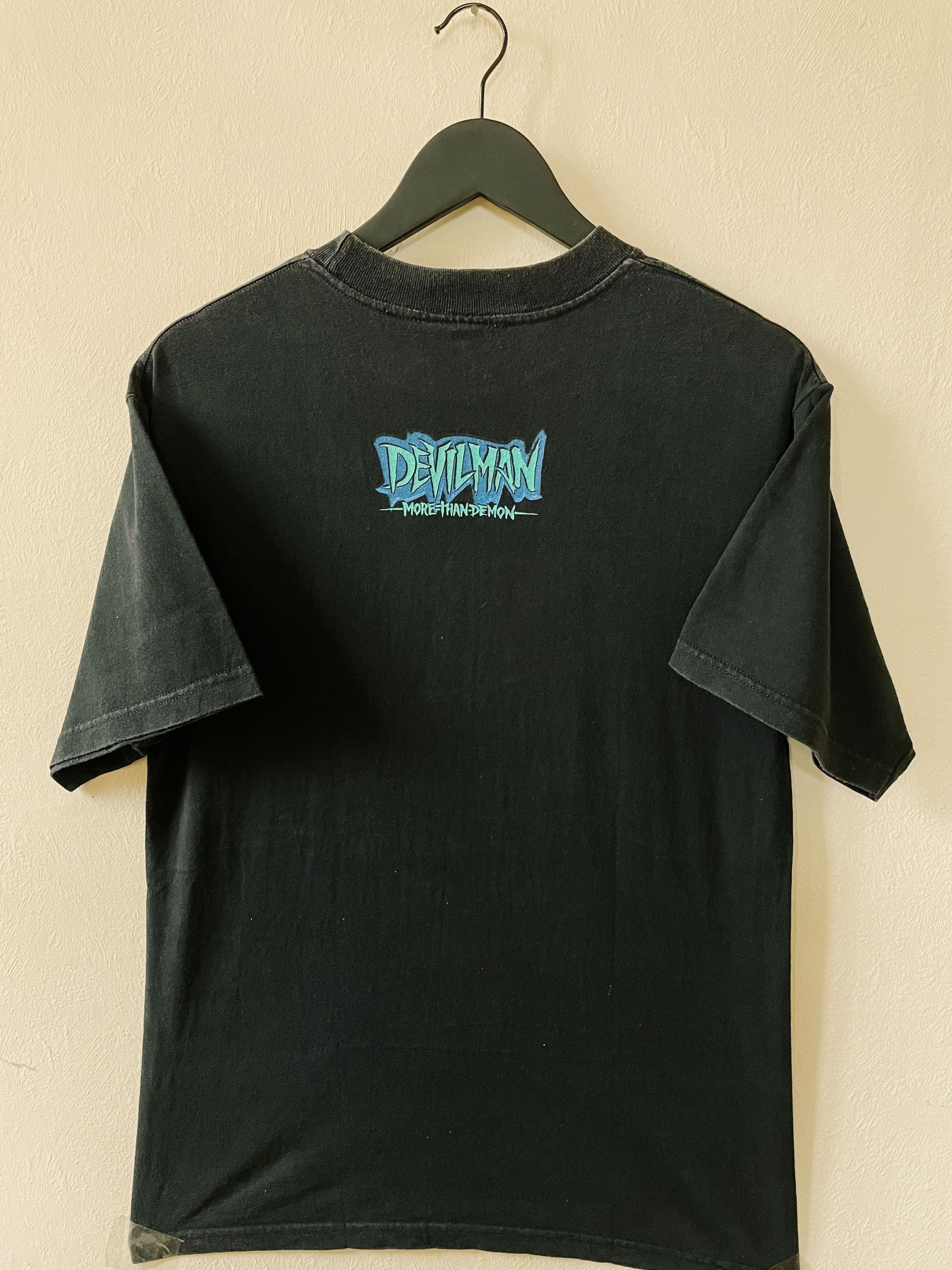 Anime × Japanese Brand × Vintage Vintage 90s Devil Man More Than Demon T-shirt Black Size US L / EU 52-54 / 3 - 2 Thumbnail