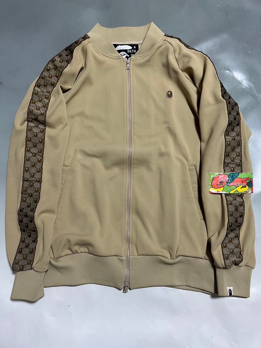 Pre-owned Bape Jersey Light Brown