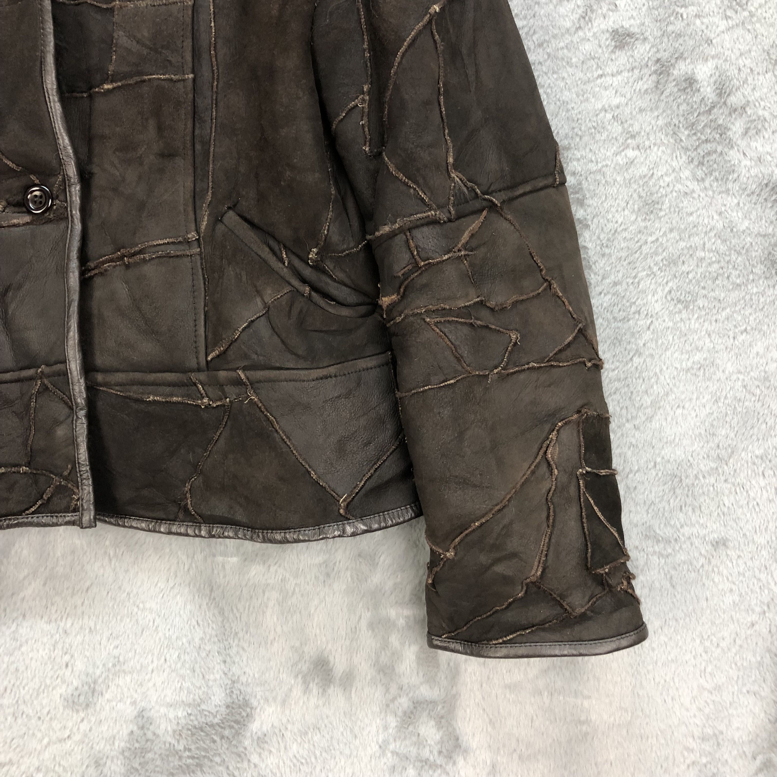 Mizuno FUR BABY LAMB FUR LEATHER JACKET BY MIZUNO #5410-188 Size M / US 6-8 / IT 42-44 - 5 Thumbnail