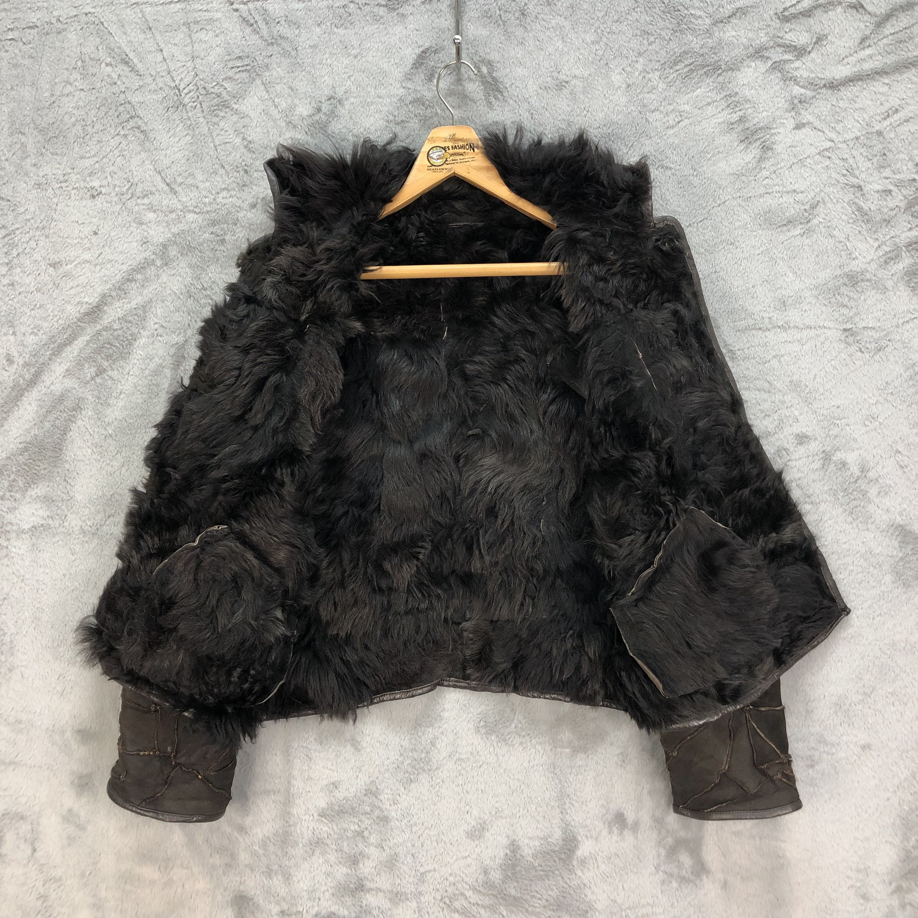 Mizuno FUR BABY LAMB FUR LEATHER JACKET BY MIZUNO #5410-188 Size M / US 6-8 / IT 42-44 - 6 Thumbnail