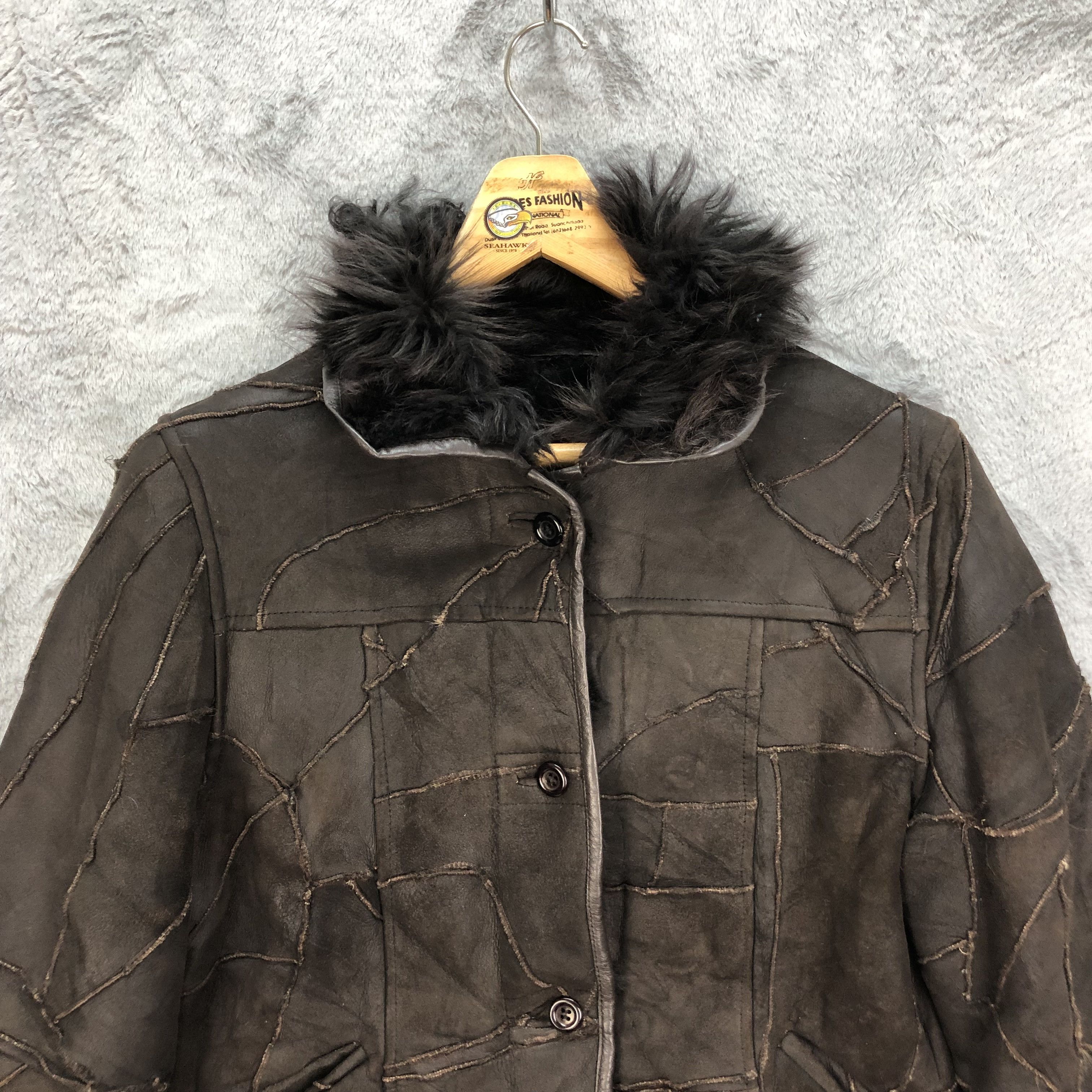 Mizuno FUR BABY LAMB FUR LEATHER JACKET BY MIZUNO #5410-188 Size M / US 6-8 / IT 42-44 - 2 Thumbnail