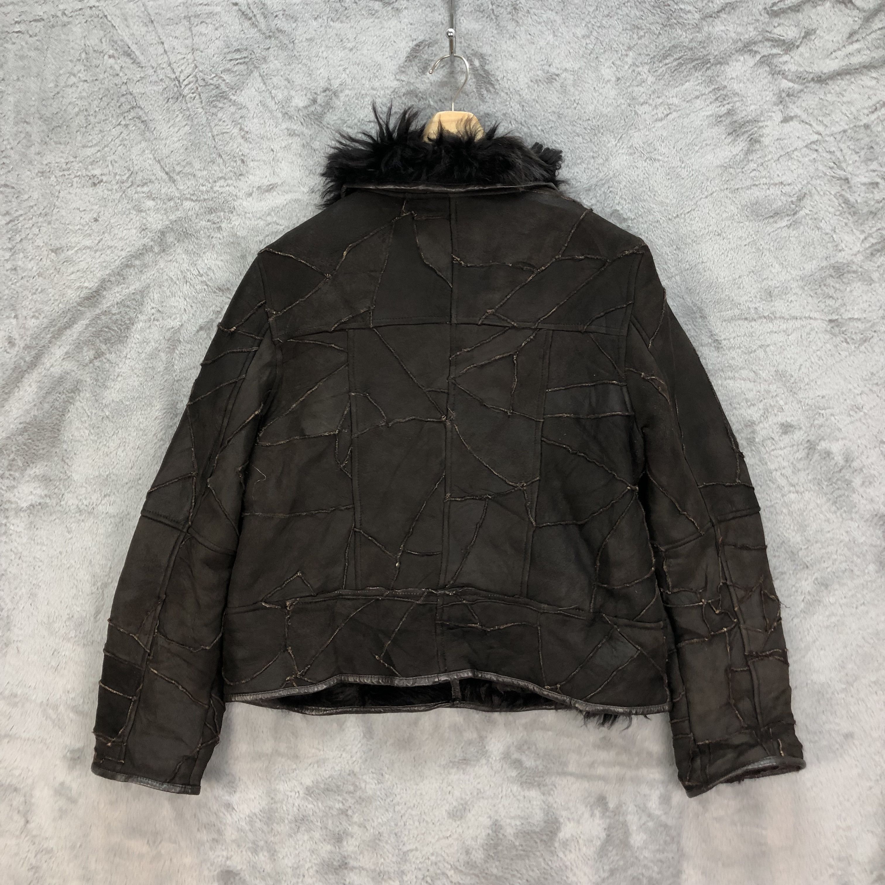 Mizuno FUR BABY LAMB FUR LEATHER JACKET BY MIZUNO #5410-188 Size M / US 6-8 / IT 42-44 - 9 Thumbnail
