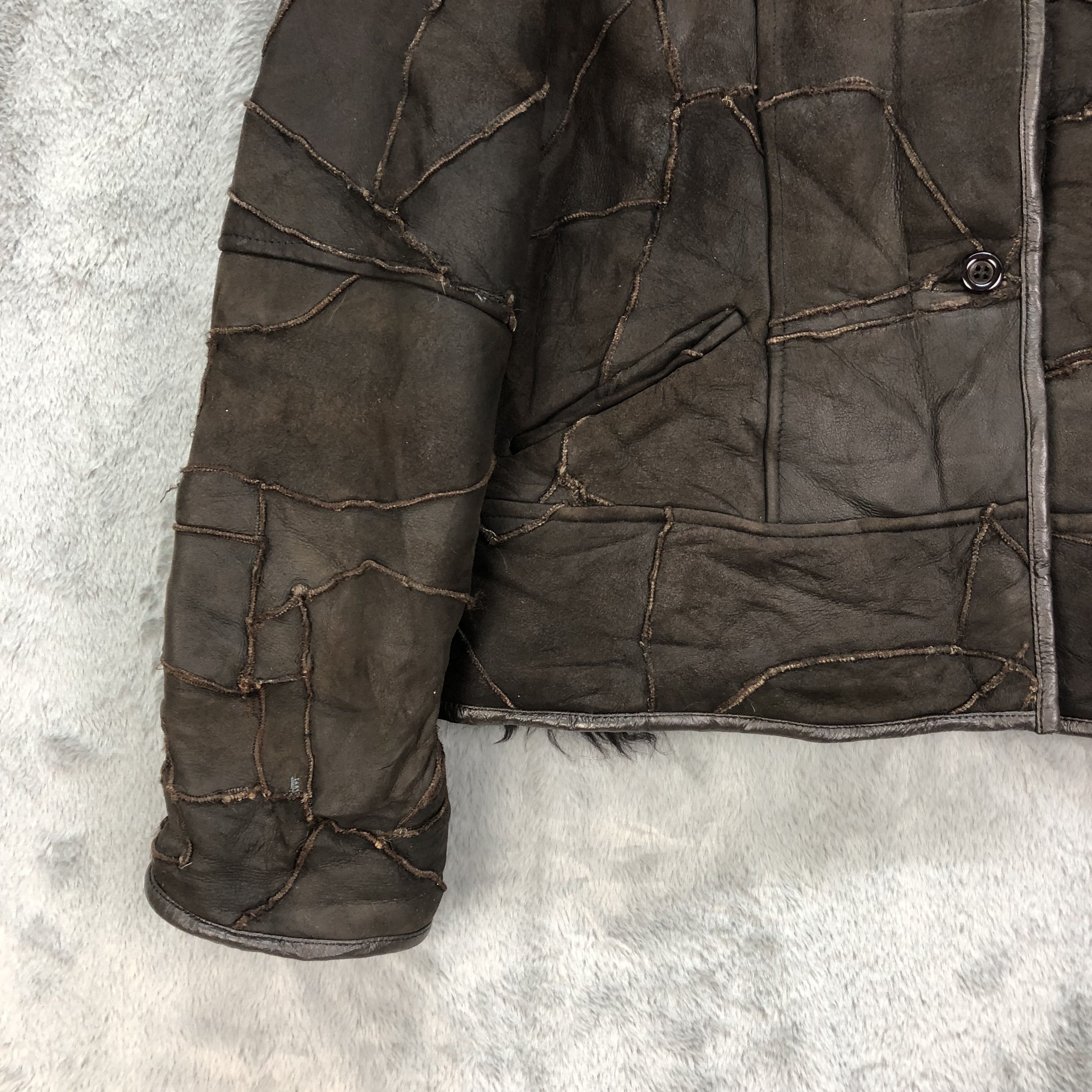 Mizuno FUR BABY LAMB FUR LEATHER JACKET BY MIZUNO #5410-188 Size M / US 6-8 / IT 42-44 - 4 Thumbnail