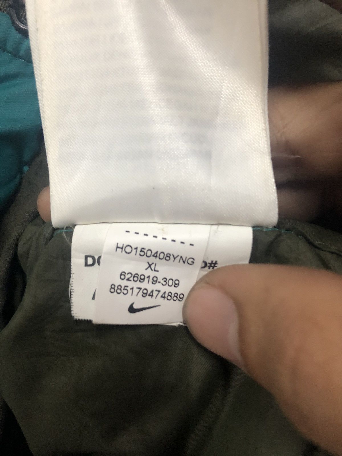 Nike Nike Small Swoosh Puffer Jacket Nice Colour Size US XL / EU 56 / 4 - 16 Thumbnail