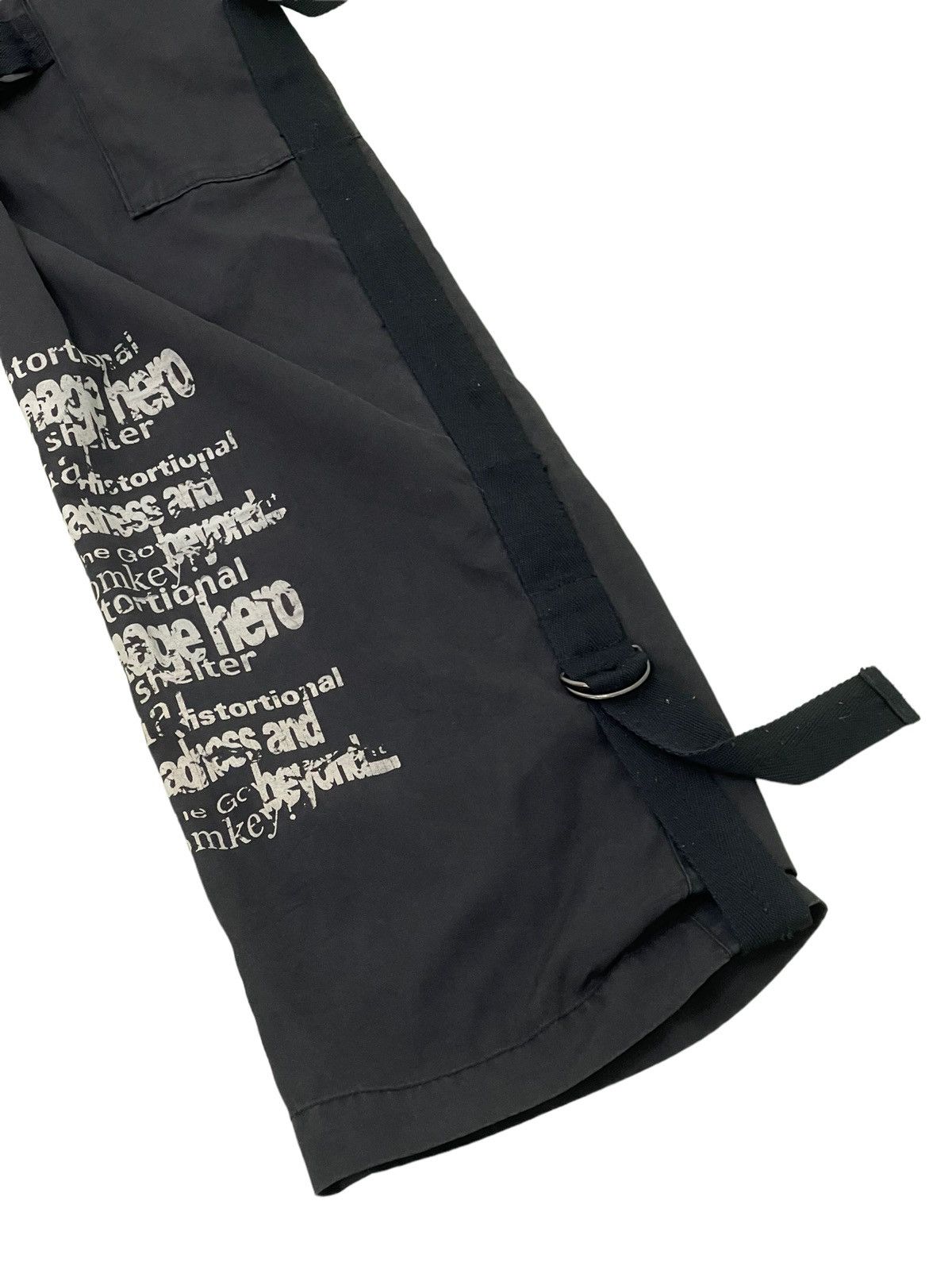 Japanese Brand Cargo Multizipped Bondage NYDJ Relaxed Thin Pant 4🟦7 Size US 32 / EU 48 - 4 Thumbnail