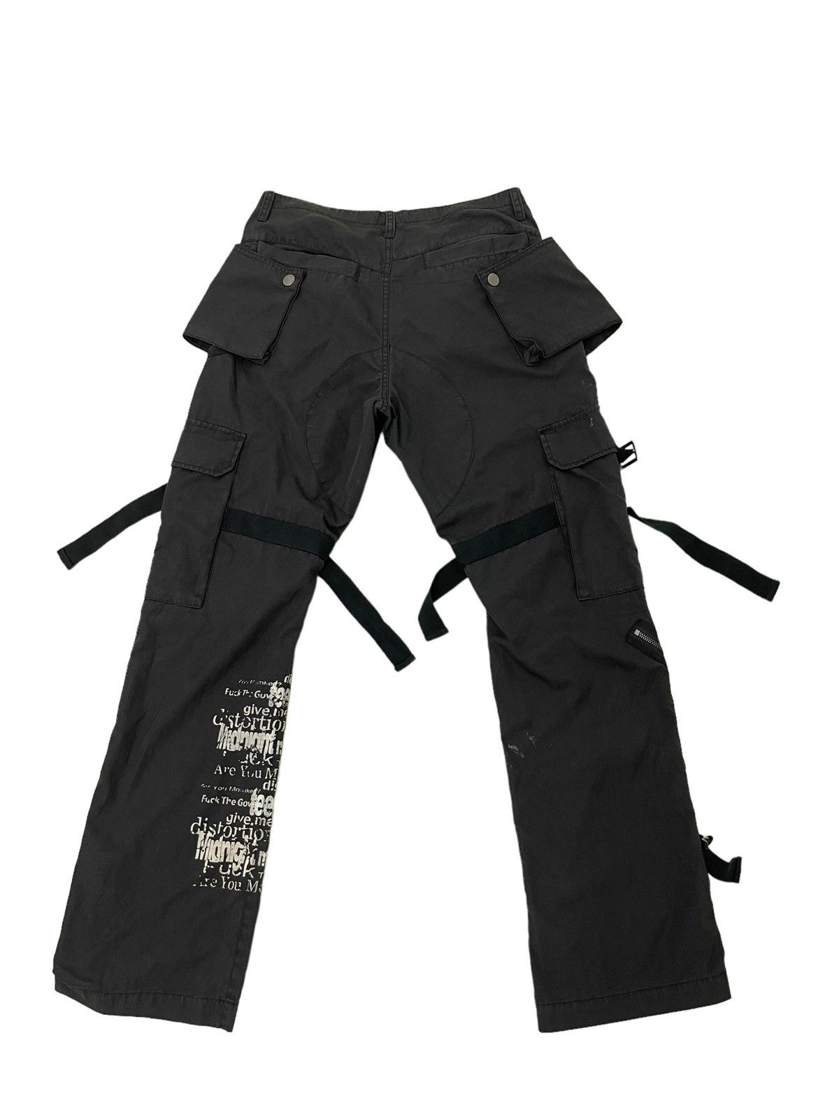 Japanese Brand Cargo Multizipped Bondage NYDJ Relaxed Thin Pant 4🟦7 Size US 32 / EU 48 - 13 Thumbnail