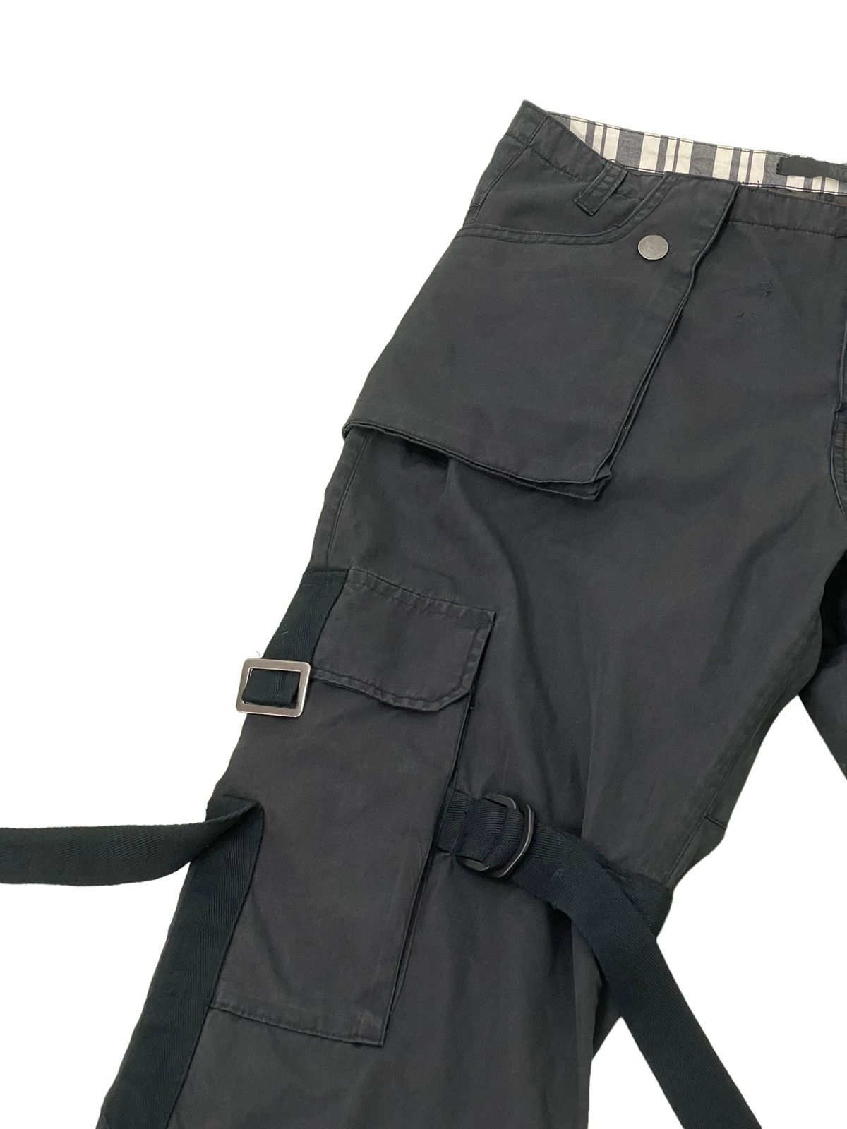 Japanese Brand Cargo Multizipped Bondage NYDJ Relaxed Thin Pant 4🟦7 Size US 32 / EU 48 - 8 Thumbnail
