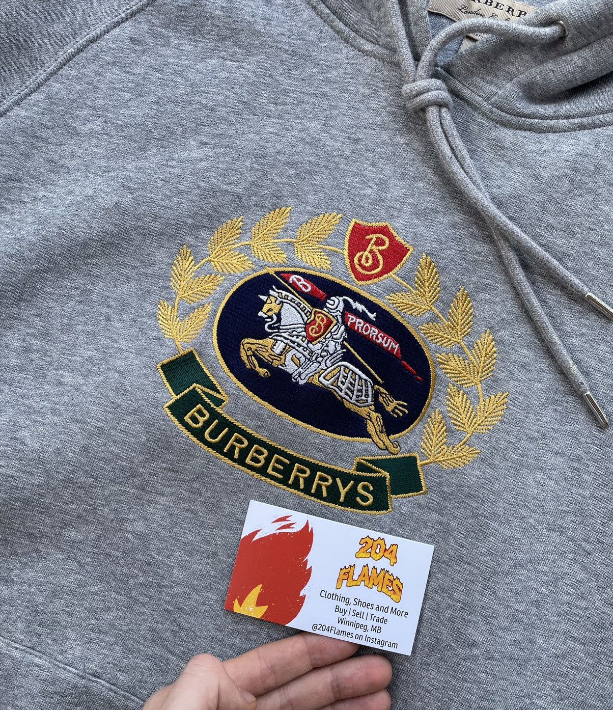 Burberry Burberry Classic Logo Hoodie Size US M / EU 48-50 / 2 - 2 Thumbnail