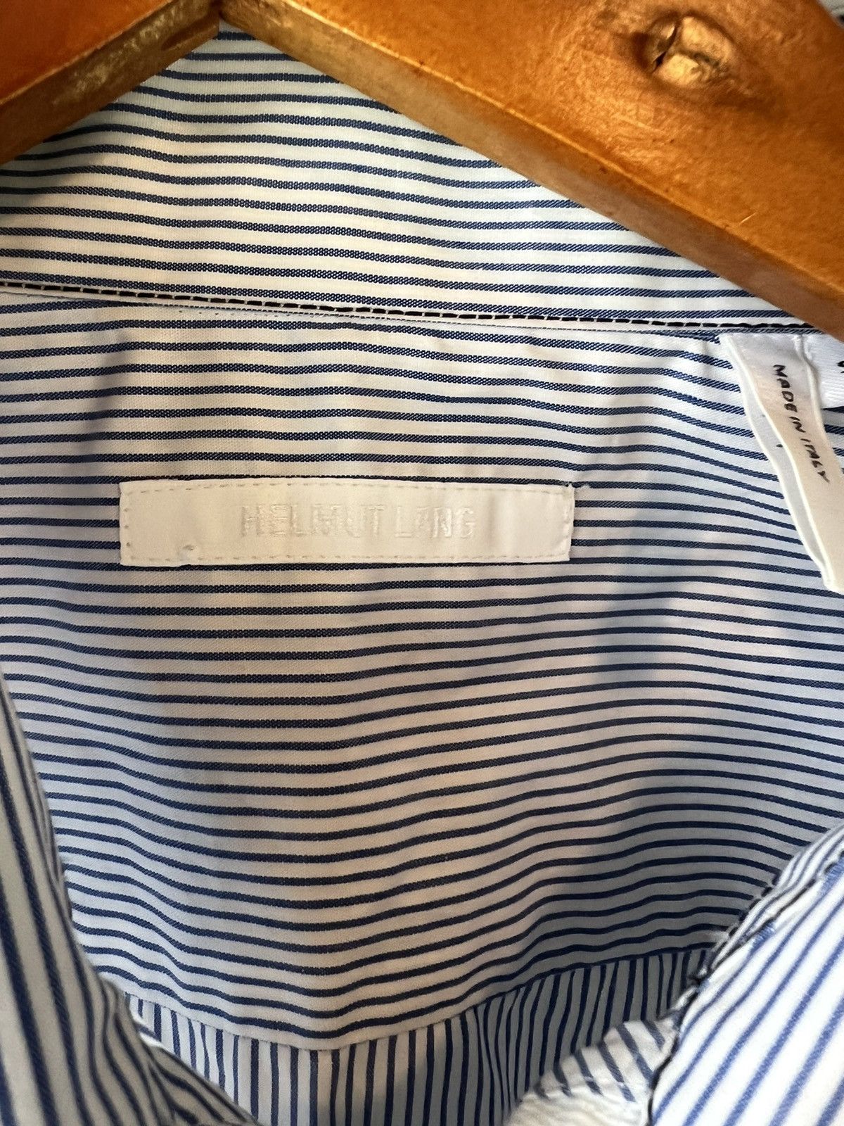 Helmut Lang Helmut Lang Stripe Zipup Shirt Size US S / EU 44-46 / 1 - 4 Thumbnail