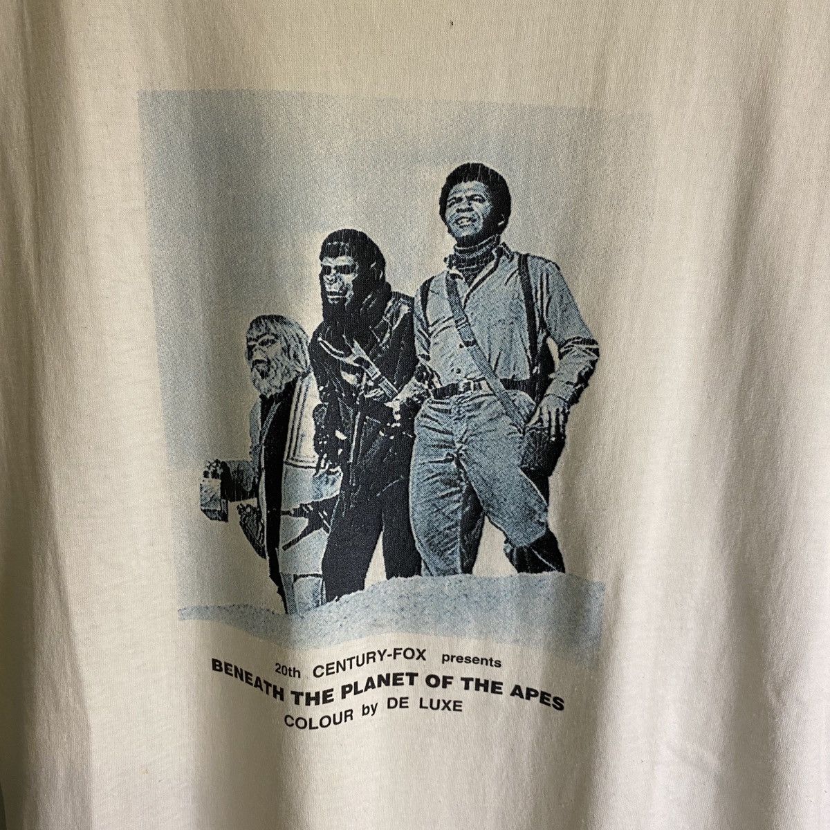 Hanes × Vintage VINTAGE RARE‼️Movie The Planet Of The Apes By Hanes T-Shirt Size US S / EU 44-46 / 1 - 3 Thumbnail