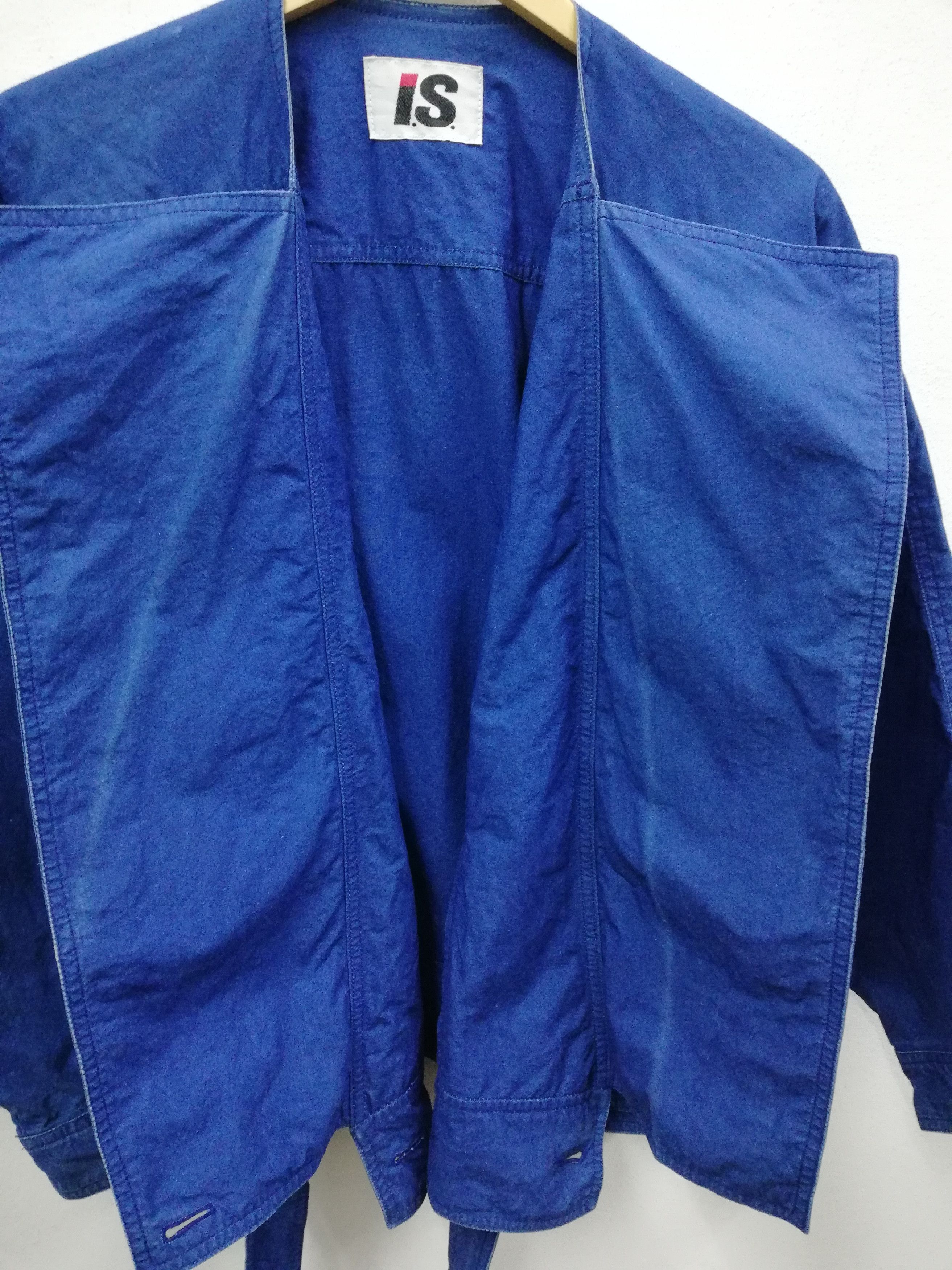 Issey Miyake Iconic Issey Sport Bat Wing Squirrel Denim Jacket Size US L / EU 52-54 / 3 - 10 Thumbnail