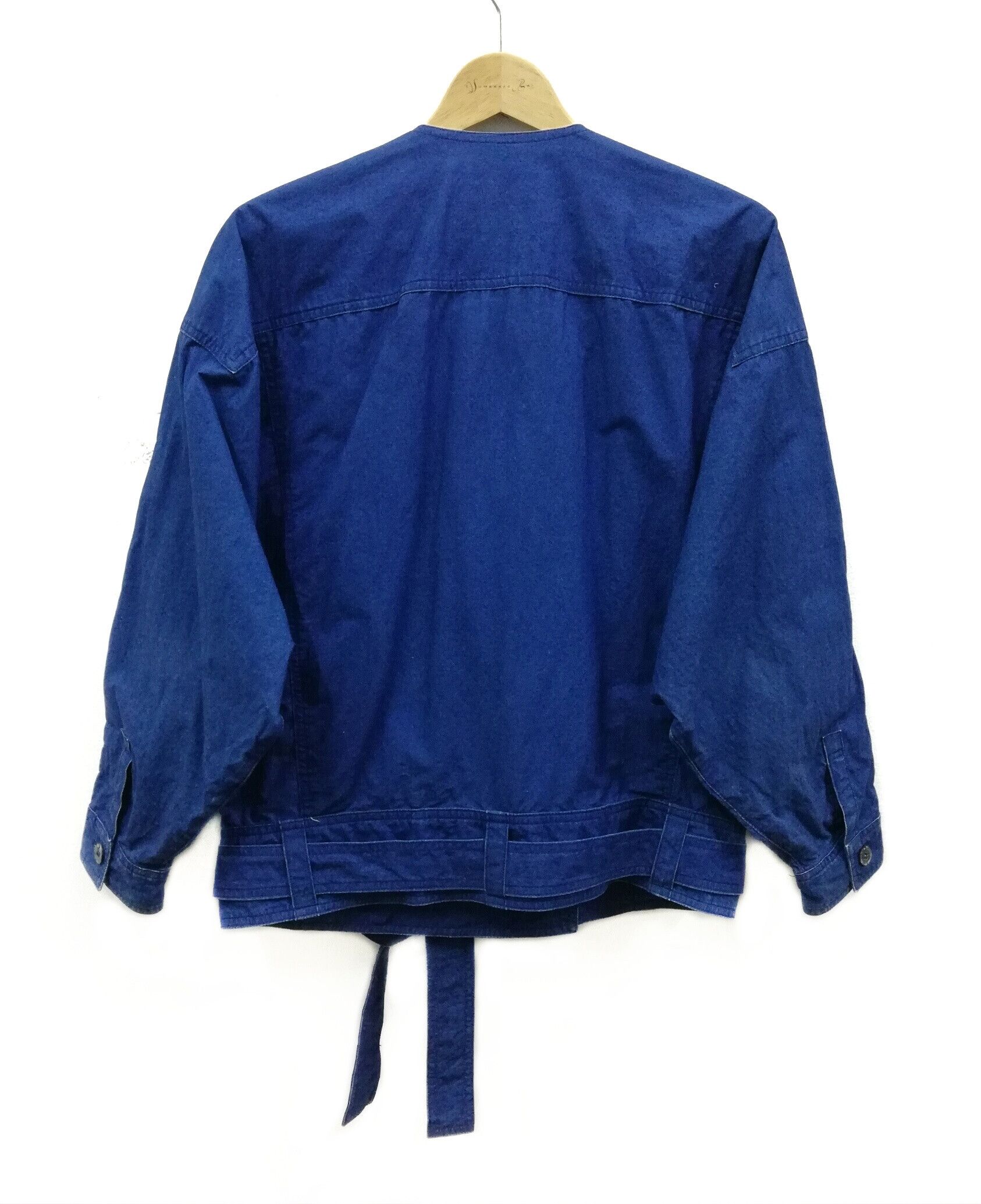 Issey Miyake Iconic Issey Sport Bat Wing Squirrel Denim Jacket Size US L / EU 52-54 / 3 - 5 Thumbnail