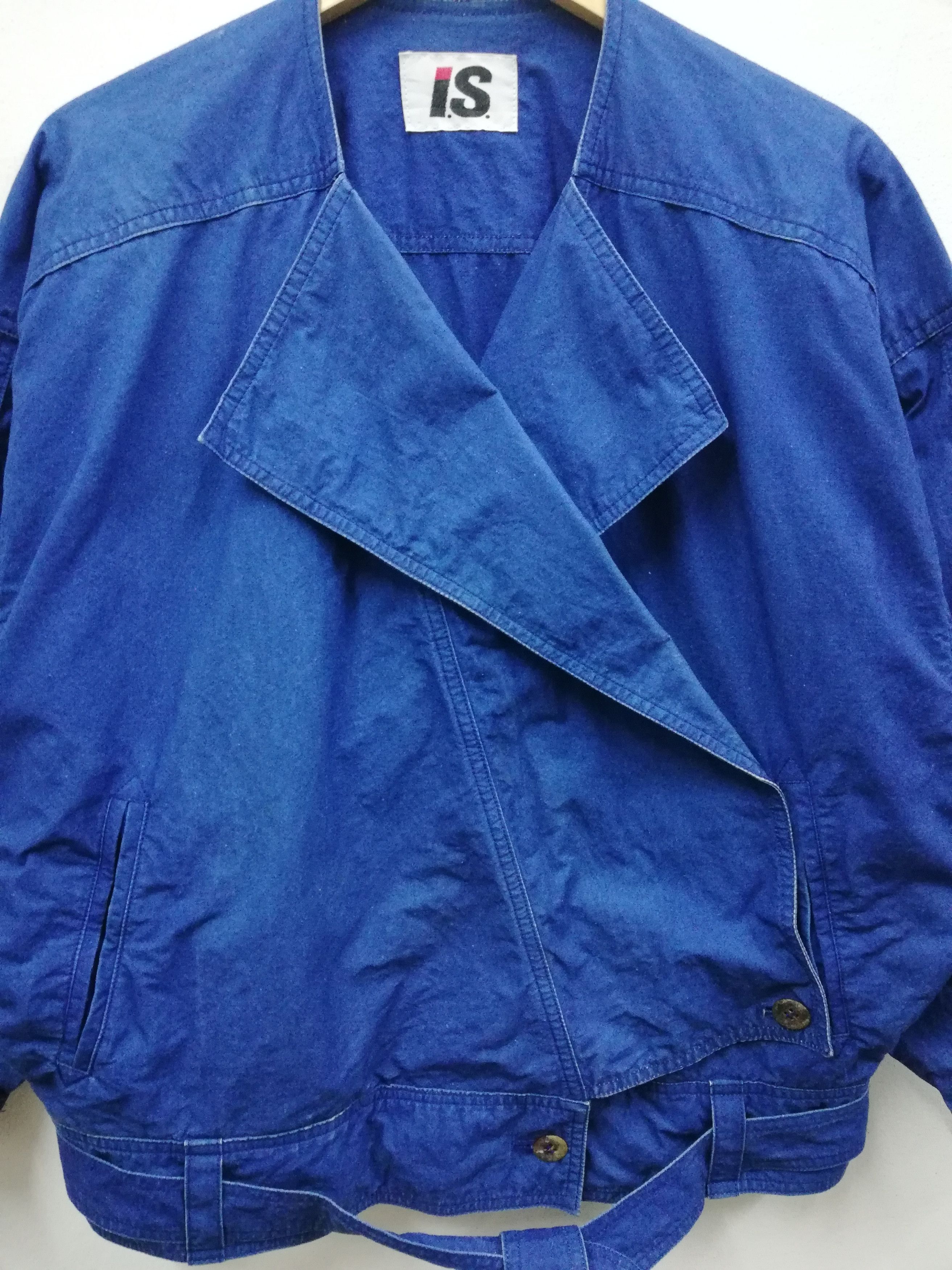 Issey Miyake Iconic Issey Sport Bat Wing Squirrel Denim Jacket Size US L / EU 52-54 / 3 - 7 Thumbnail