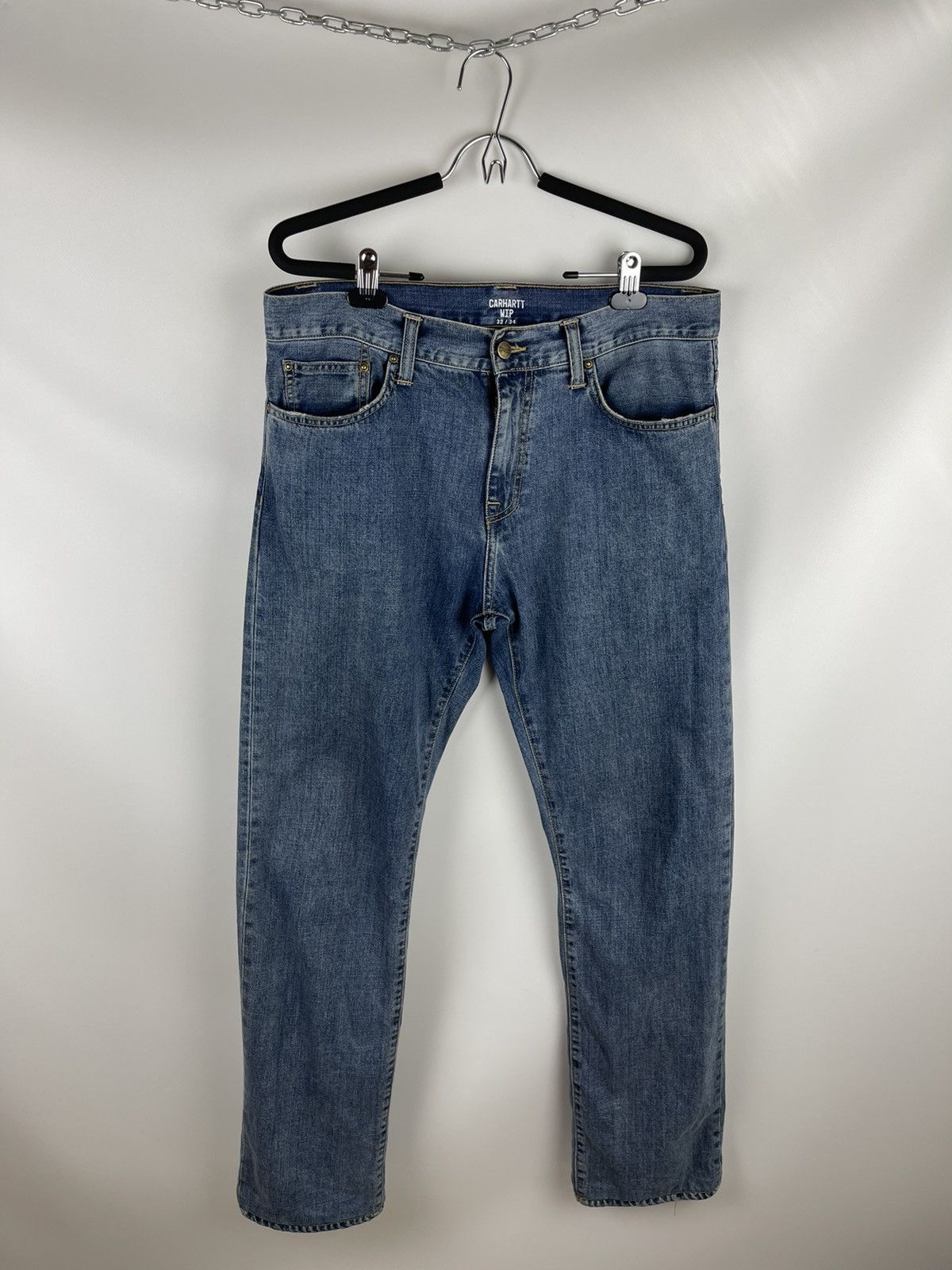 Carhartt Carhartt WIP vintage Davies pant jeans denim washed faded Size US 32 / EU 48 - 1 Thumbnail