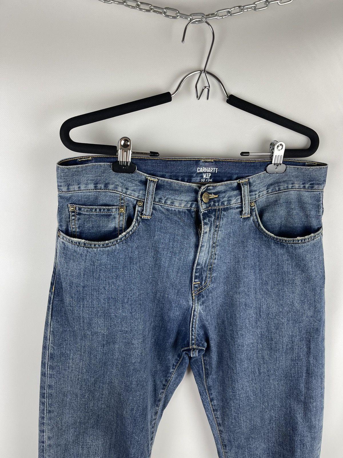Carhartt Carhartt WIP vintage Davies pant jeans denim washed faded Size US 32 / EU 48 - 3 Thumbnail