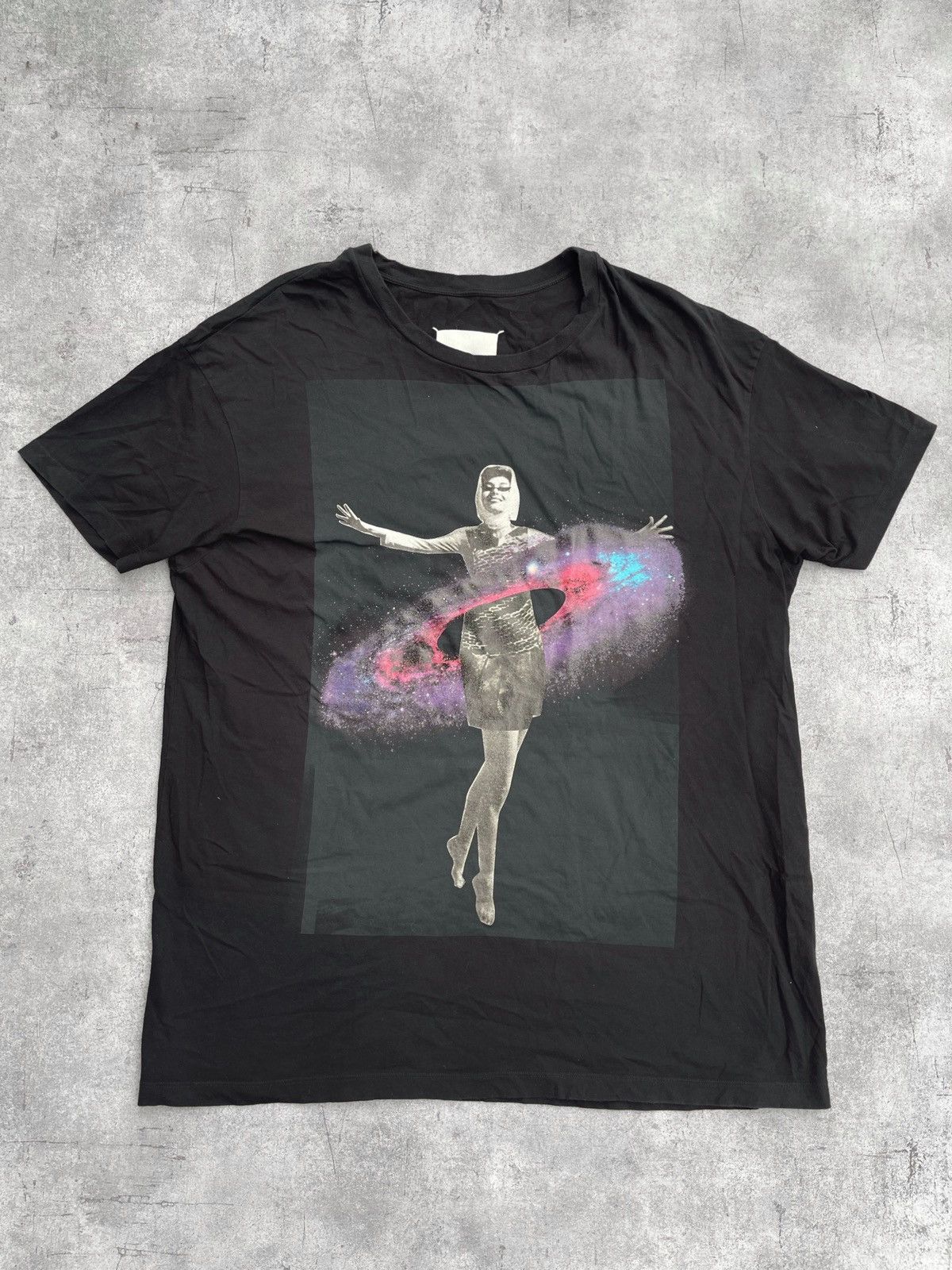 image of Maison Margiela A/w2018 Cosmod Maid Oversized T-Shirt in Black, Men's (Size Large)