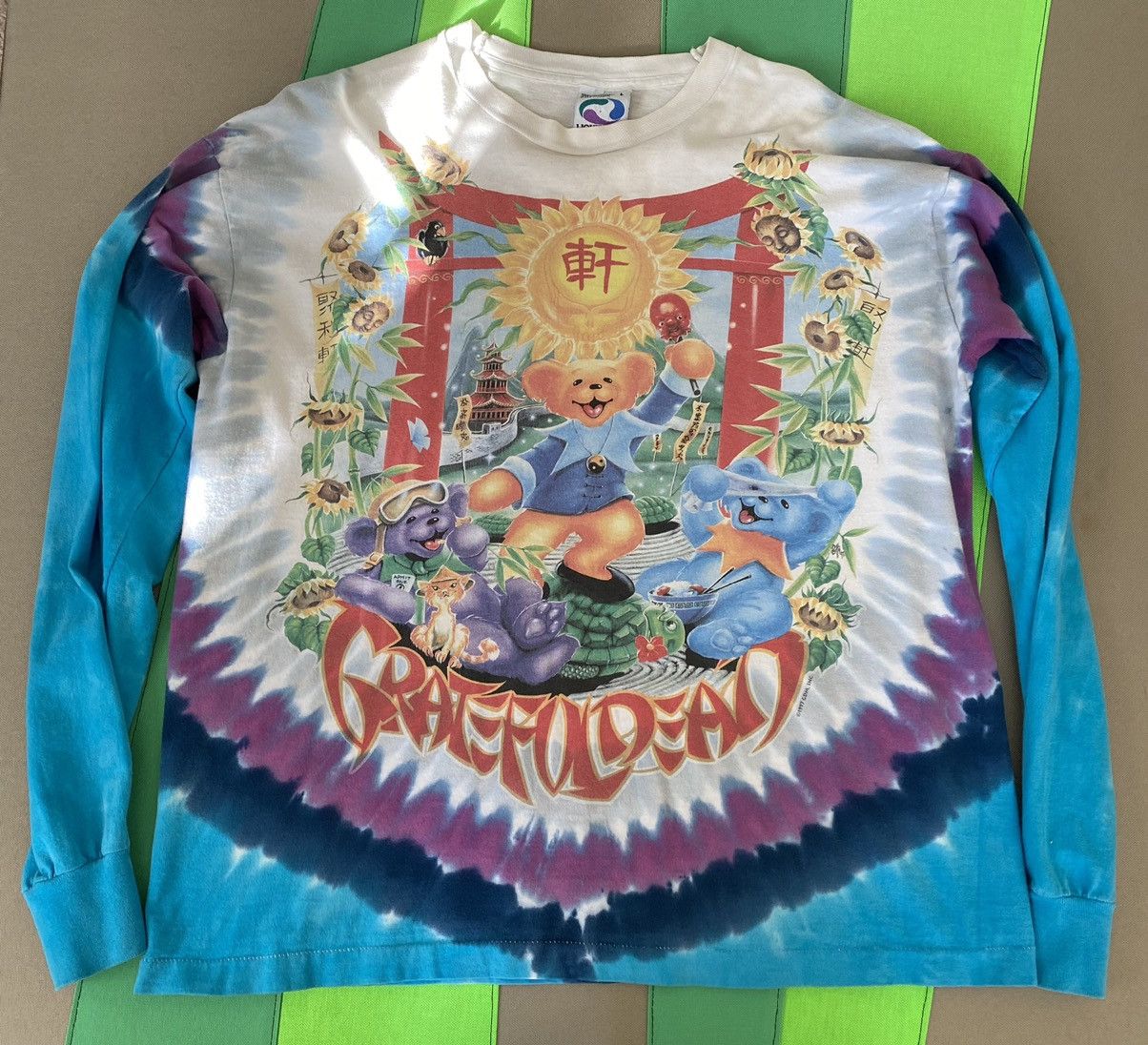 Grateful Dead × Liquid Blue × Vintage 1997 Grateful Dead China Rider long sleeve Size US L / EU 52-54 / 3 - 1 Thumbnail