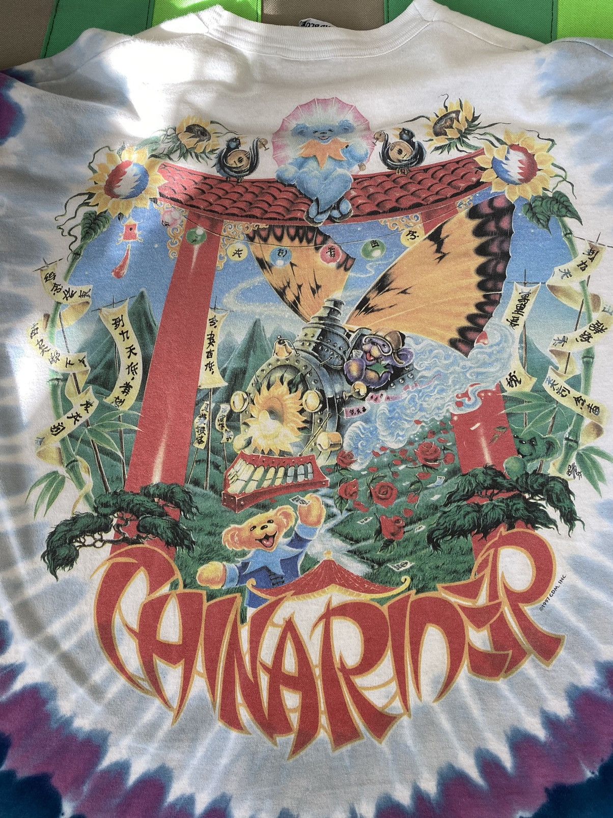 Grateful Dead × Liquid Blue × Vintage 1997 Grateful Dead China Rider long sleeve Size US L / EU 52-54 / 3 - 7 Thumbnail
