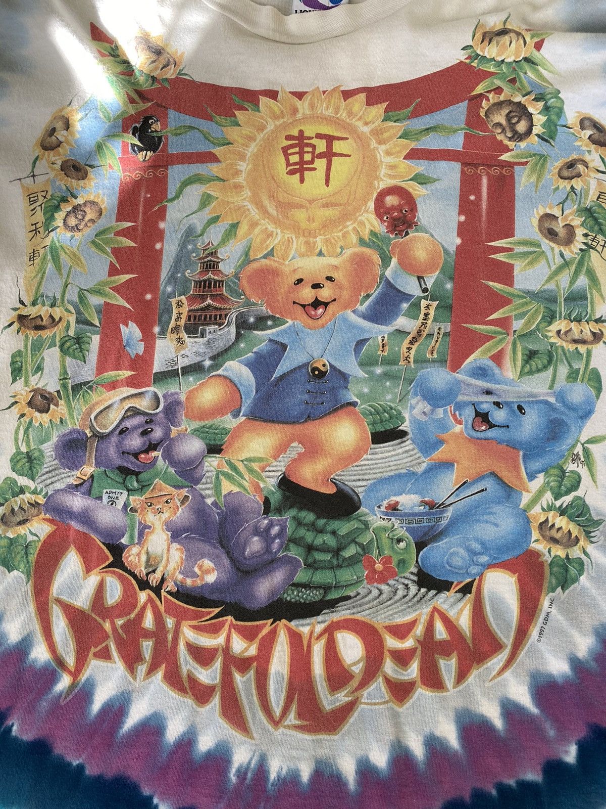 Grateful Dead × Liquid Blue × Vintage 1997 Grateful Dead China Rider long sleeve Size US L / EU 52-54 / 3 - 2 Thumbnail