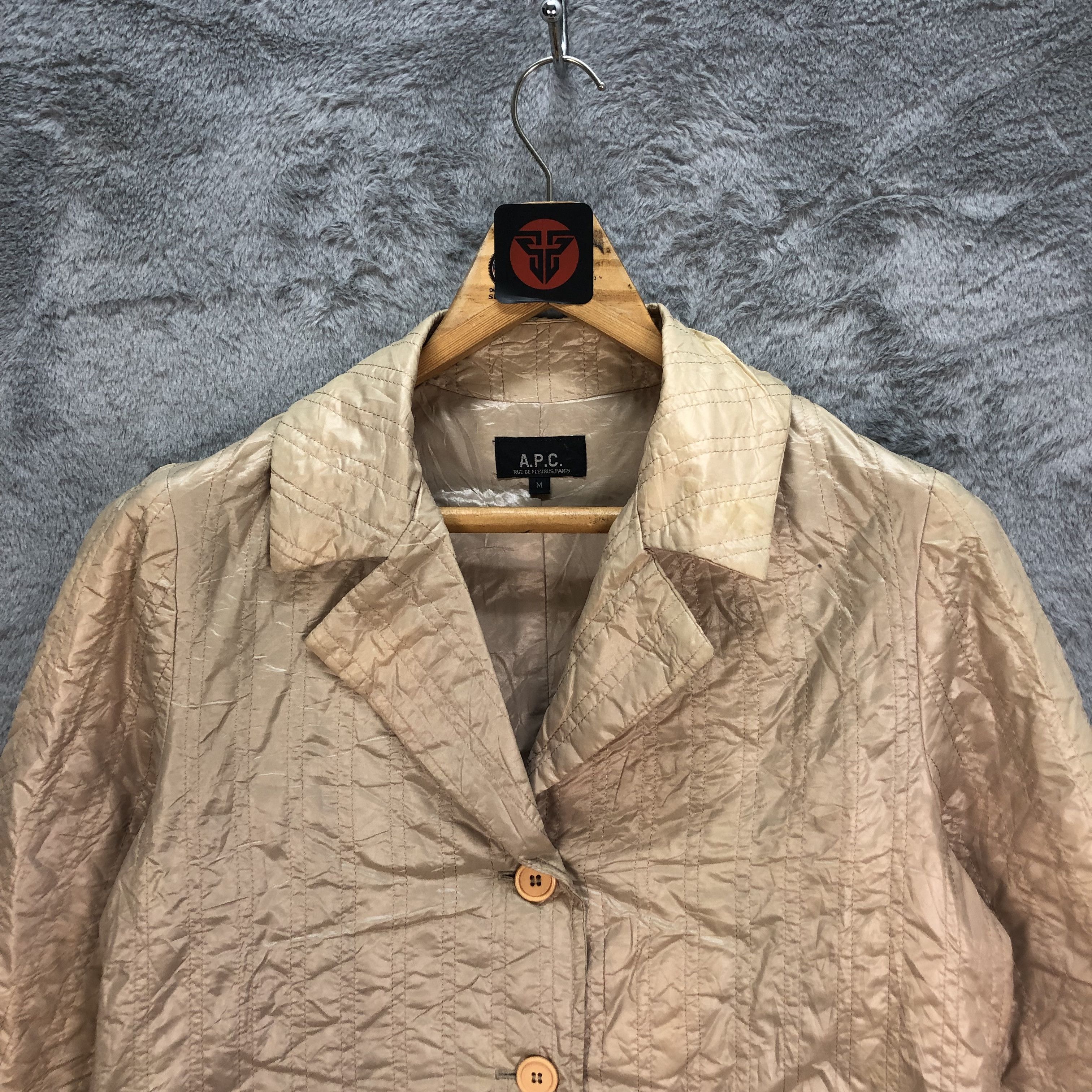 A.P.C. APC LIGHTWEIGHT LONG COAT MADE IN FRANCE #6418-65 Size M / US 6-8 / IT 42-44 - 2 Thumbnail