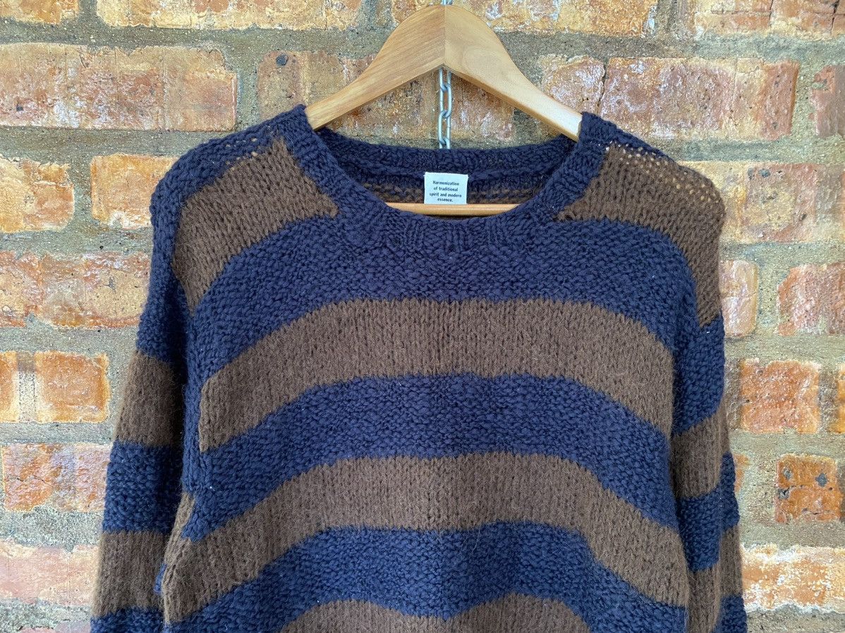 Japanese Brand VTG ABX Japan Mohair border Stripe Size US L / EU 52-54 / 3 - 3 Thumbnail