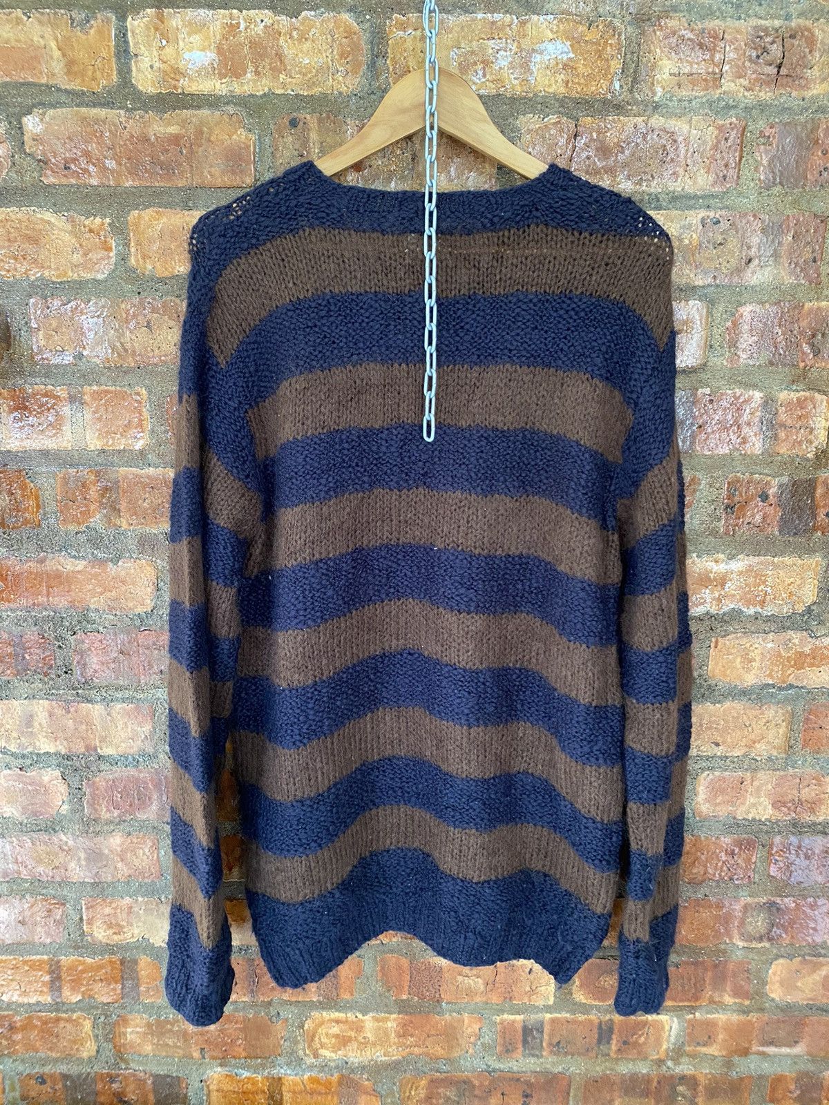 Japanese Brand VTG ABX Japan Mohair border Stripe Size US L / EU 52-54 / 3 - 6 Thumbnail