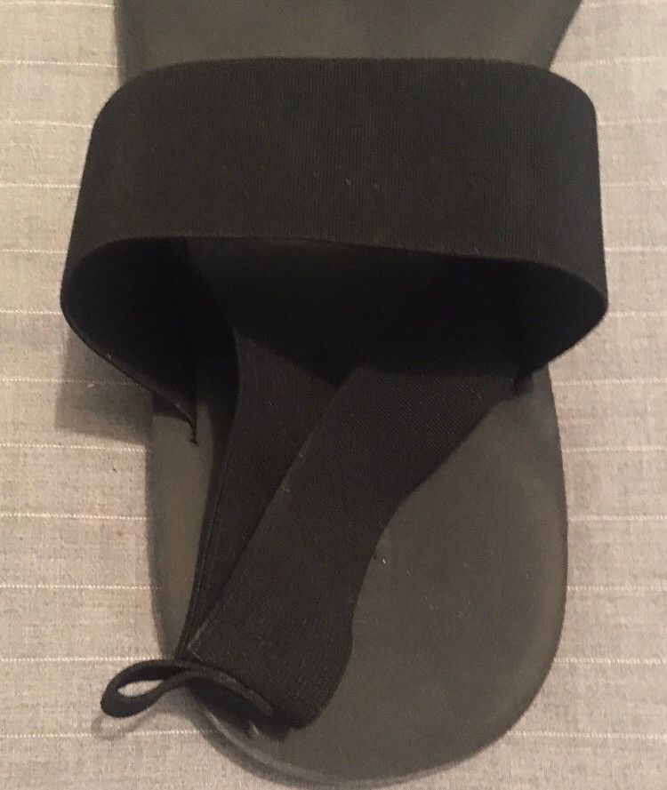 Helmut Lang Early 2000s Black Elastic Band Sandal Size US 11 / EU 44 - 4 Thumbnail