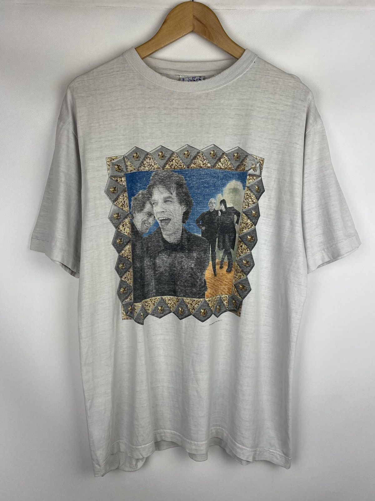 Band Tees × Vintage VTG The Rolling Stones Bridges To Babylon 1997 / 98 Tour Tee Size US L / EU 52-54 / 3 - 1 Thumbnail
