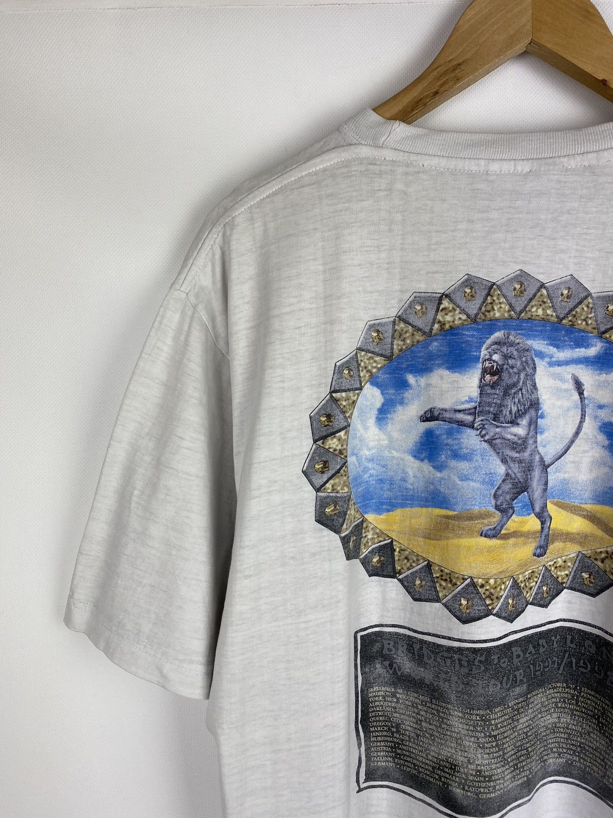 Band Tees × Vintage VTG The Rolling Stones Bridges To Babylon 1997 / 98 Tour Tee Size US L / EU 52-54 / 3 - 12 Thumbnail