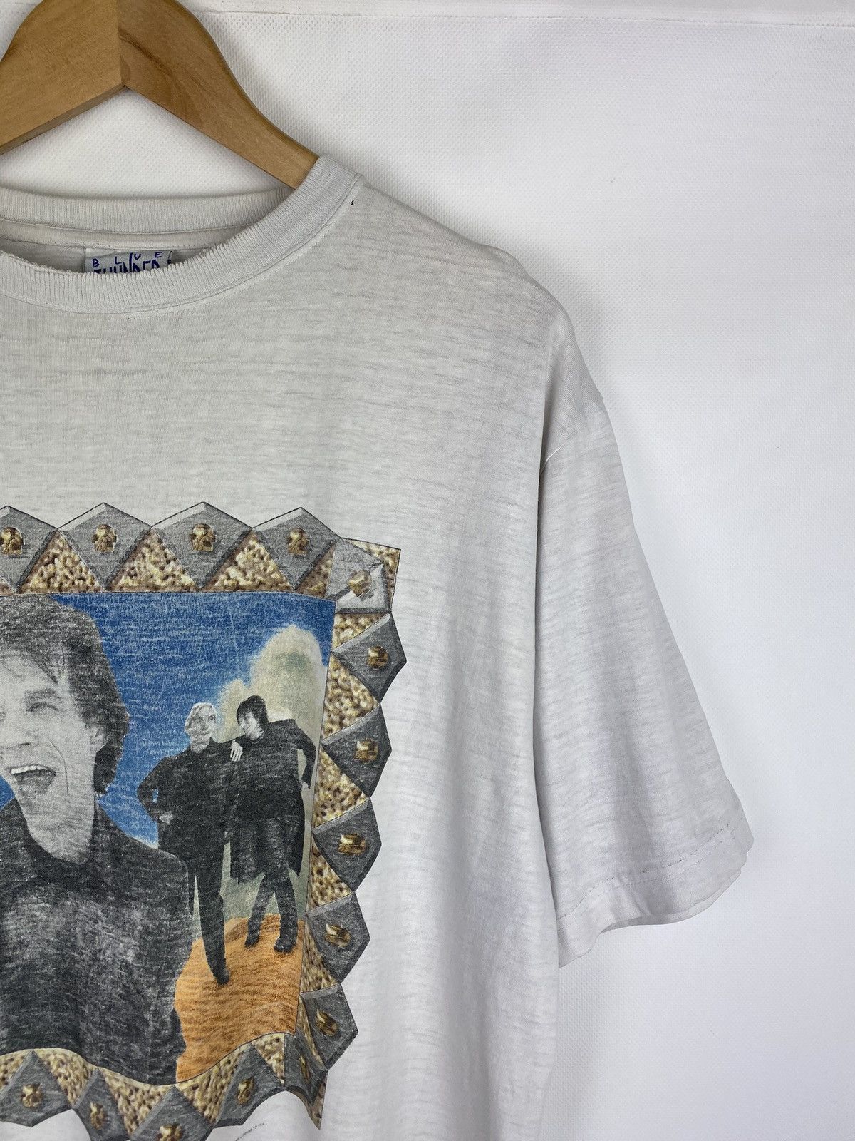 Band Tees × Vintage VTG The Rolling Stones Bridges To Babylon 1997 / 98 Tour Tee Size US L / EU 52-54 / 3 - 3 Thumbnail