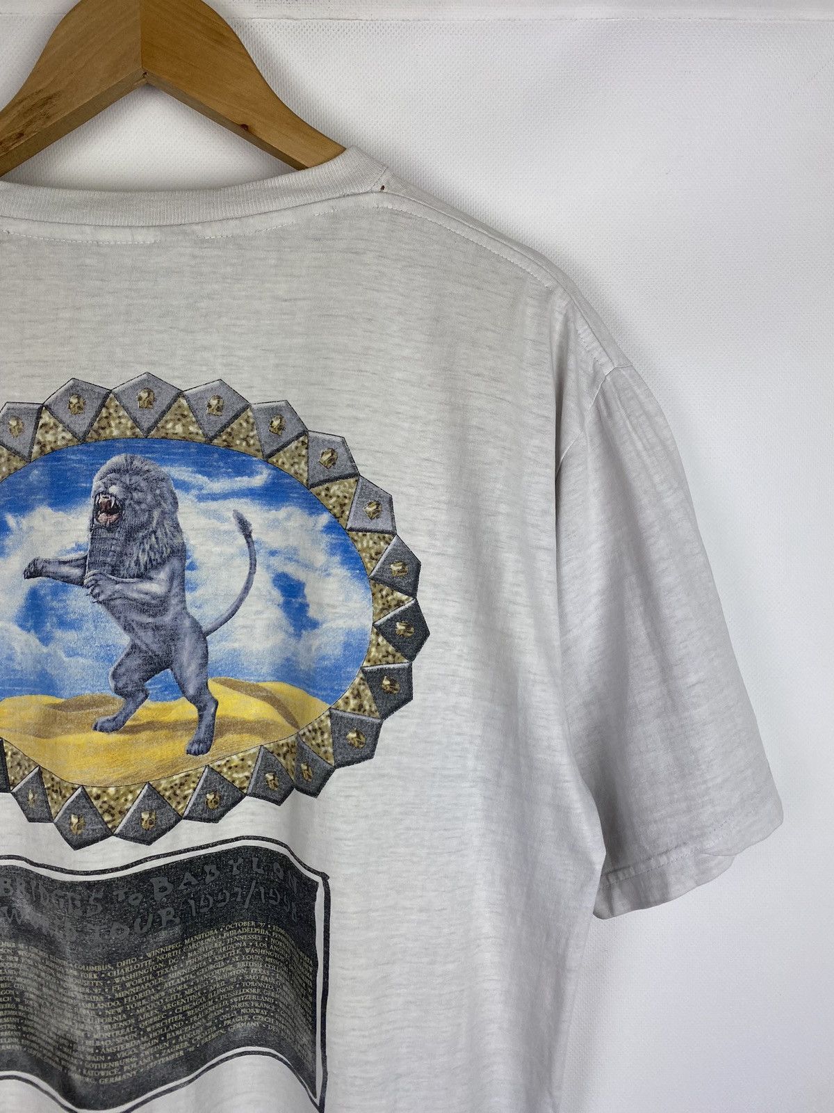 Band Tees × Vintage VTG The Rolling Stones Bridges To Babylon 1997 / 98 Tour Tee Size US L / EU 52-54 / 3 - 13 Thumbnail