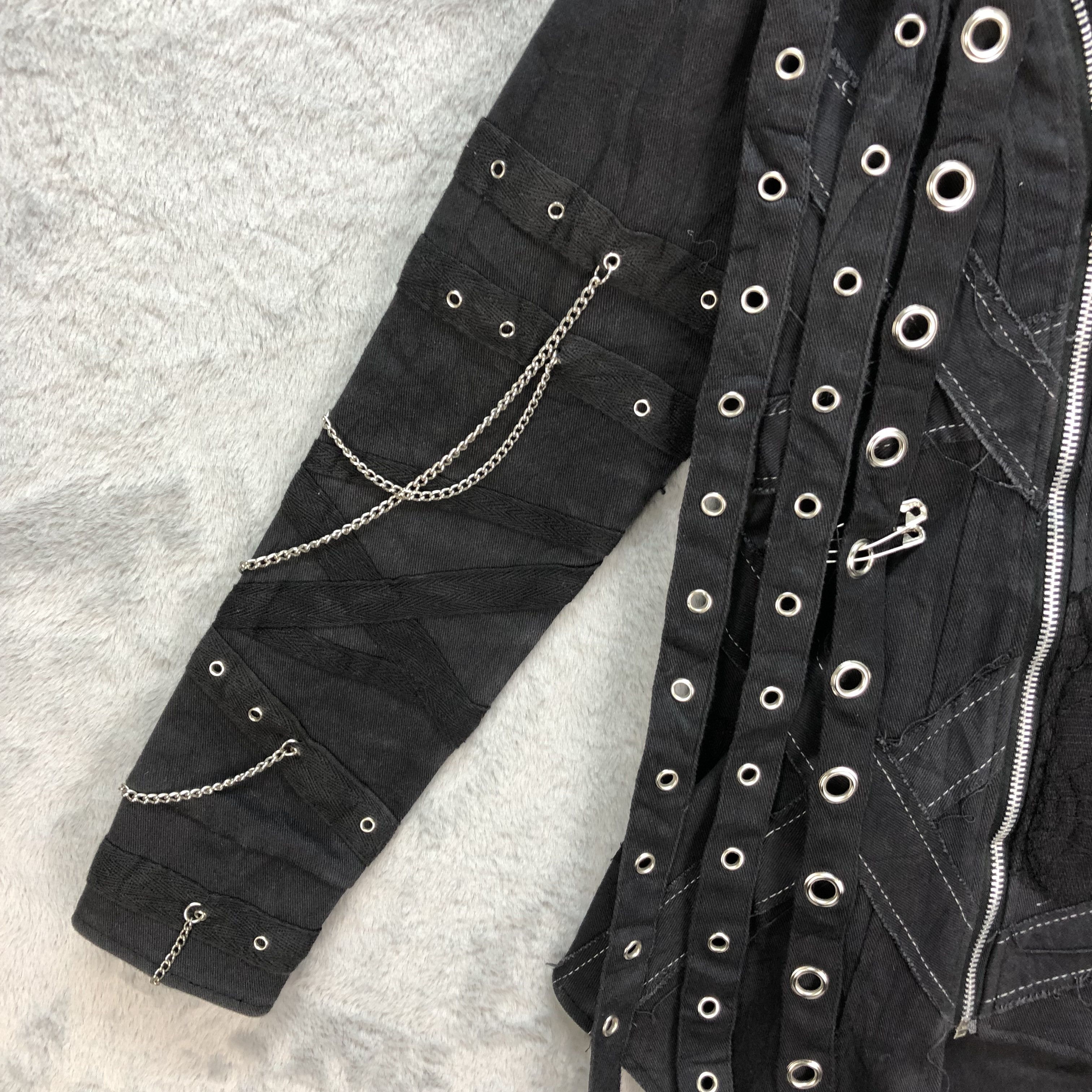 Japanese Brand BONDAGE🔥 ELFS DOUBLE COLLAR JACKET / SEDITIONARIES #6193-53 Size US S / EU 44-46 / 1 - 5 Thumbnail