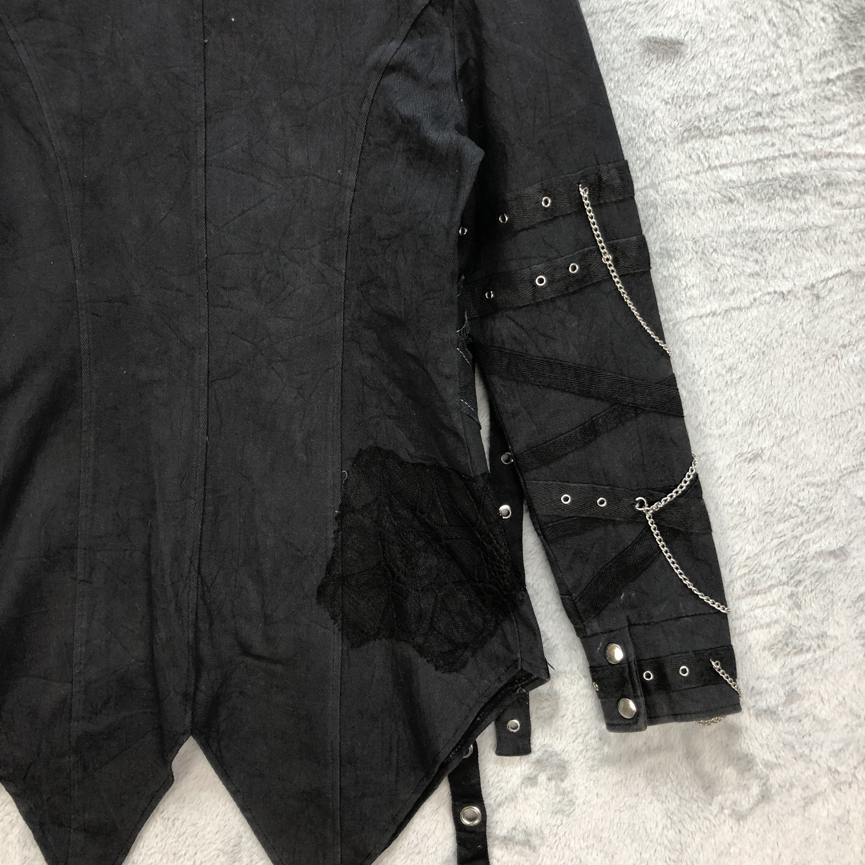 Japanese Brand BONDAGE🔥 ELFS DOUBLE COLLAR JACKET / SEDITIONARIES #6193-53 Size US S / EU 44-46 / 1 - 17 Thumbnail