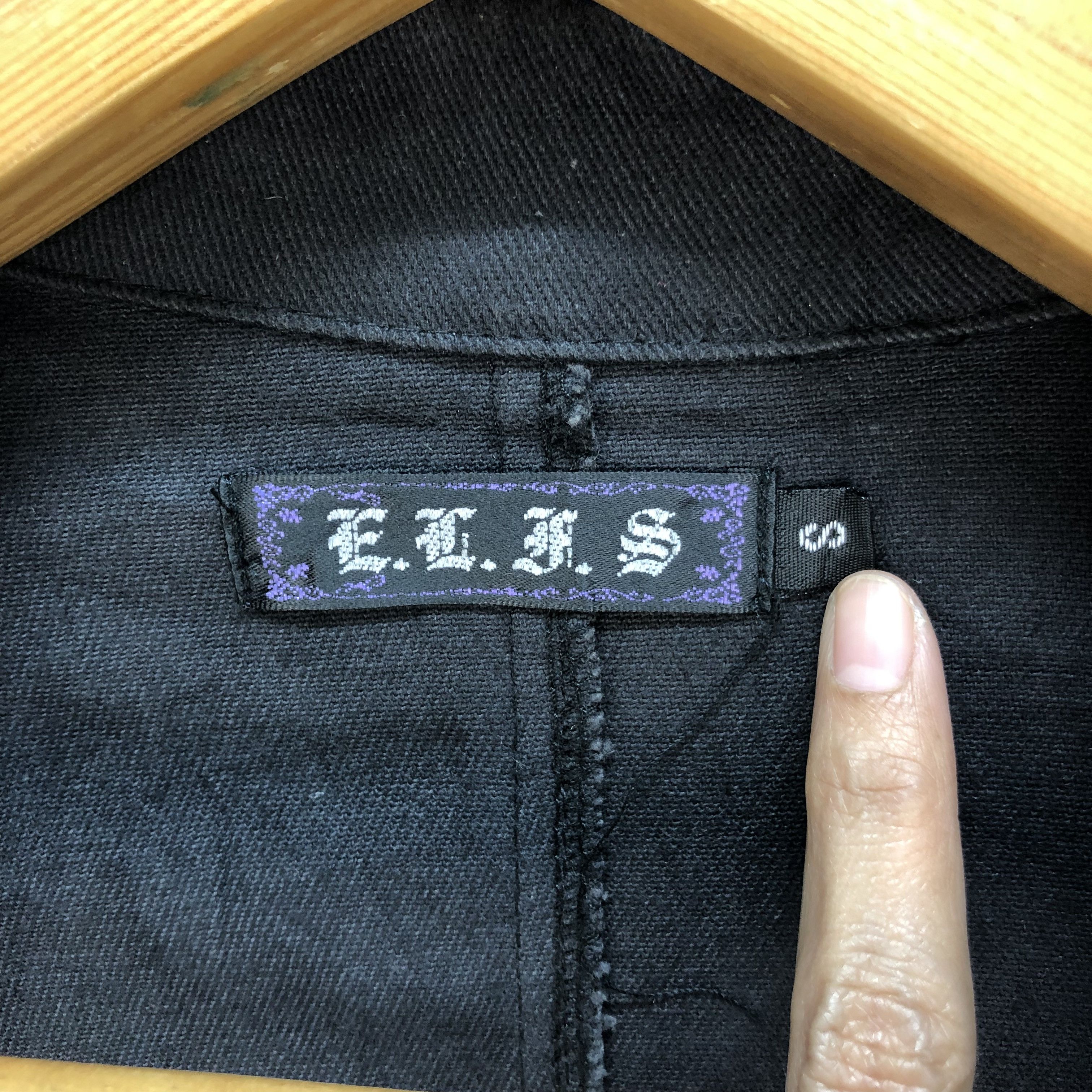 Japanese Brand BONDAGE🔥 ELFS DOUBLE COLLAR JACKET / SEDITIONARIES #6193-53 Size US S / EU 44-46 / 1 - 12 Thumbnail