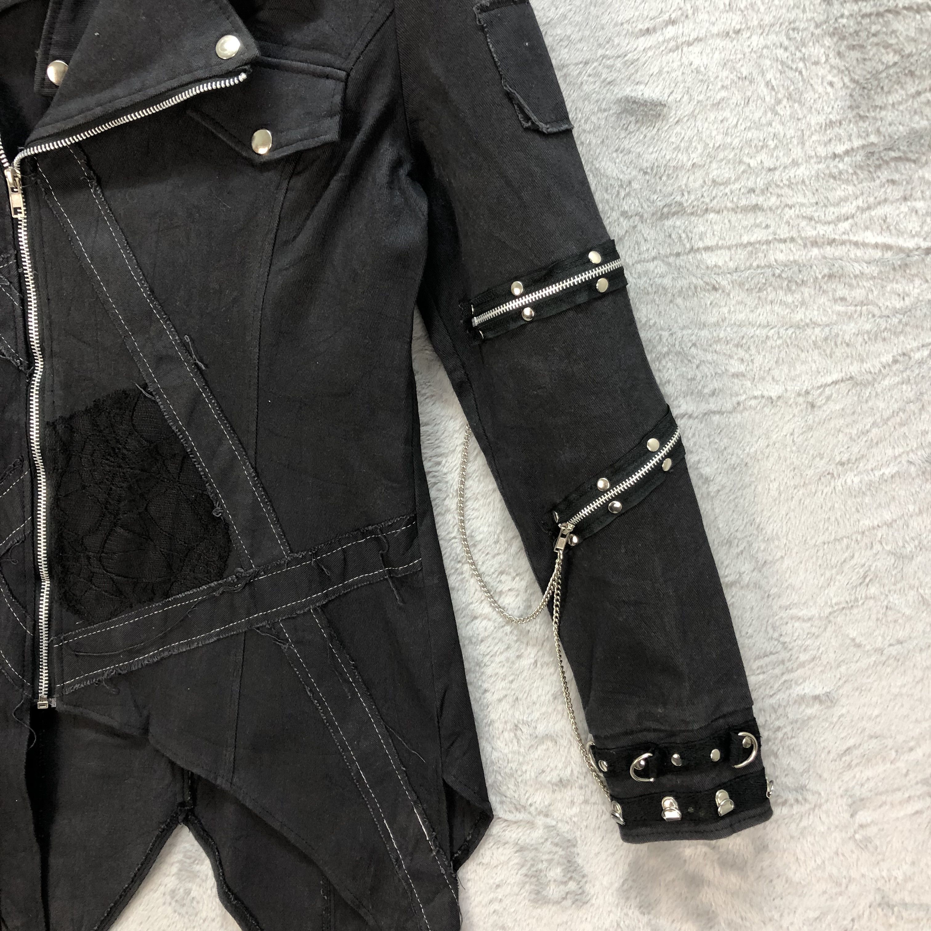 Japanese Brand BONDAGE🔥 ELFS DOUBLE COLLAR JACKET / SEDITIONARIES #6193-53 Size US S / EU 44-46 / 1 - 9 Thumbnail