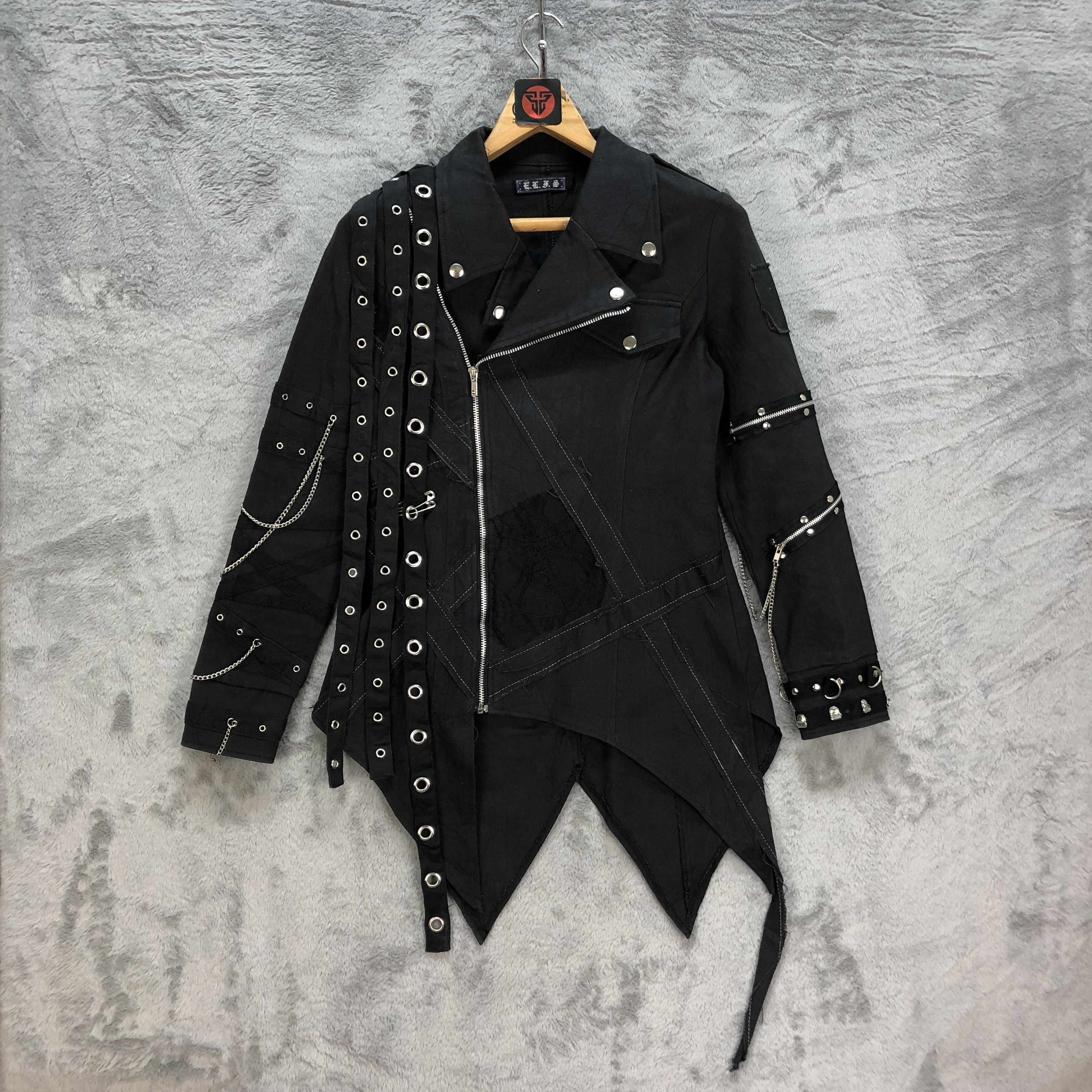 Japanese Brand BONDAGE🔥 ELFS DOUBLE COLLAR JACKET / SEDITIONARIES #6193-53 Size US S / EU 44-46 / 1 - 1 Thumbnail