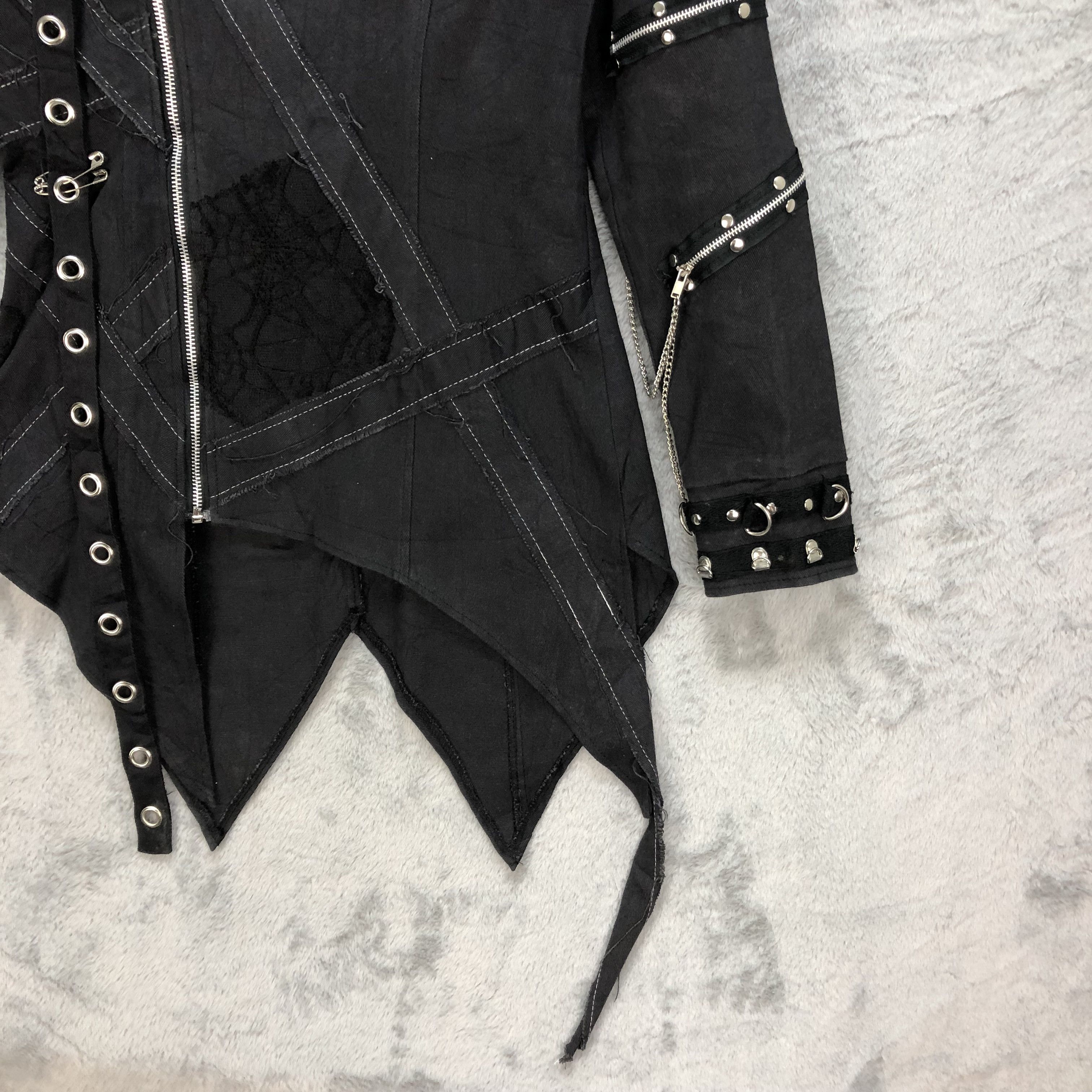 Japanese Brand BONDAGE🔥 ELFS DOUBLE COLLAR JACKET / SEDITIONARIES #6193-53 Size US S / EU 44-46 / 1 - 8 Thumbnail