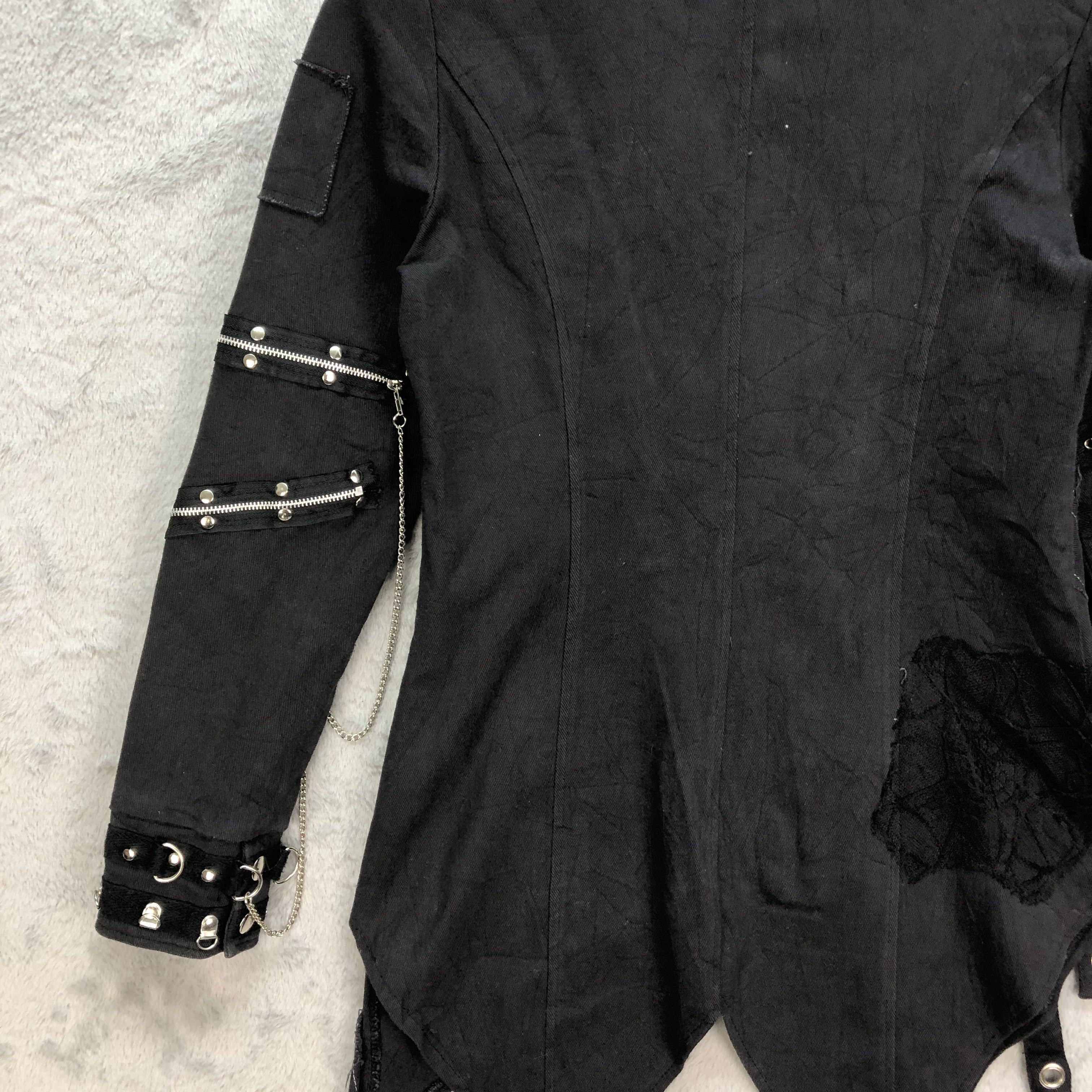 Japanese Brand BONDAGE🔥 ELFS DOUBLE COLLAR JACKET / SEDITIONARIES #6193-53 Size US S / EU 44-46 / 1 - 16 Thumbnail